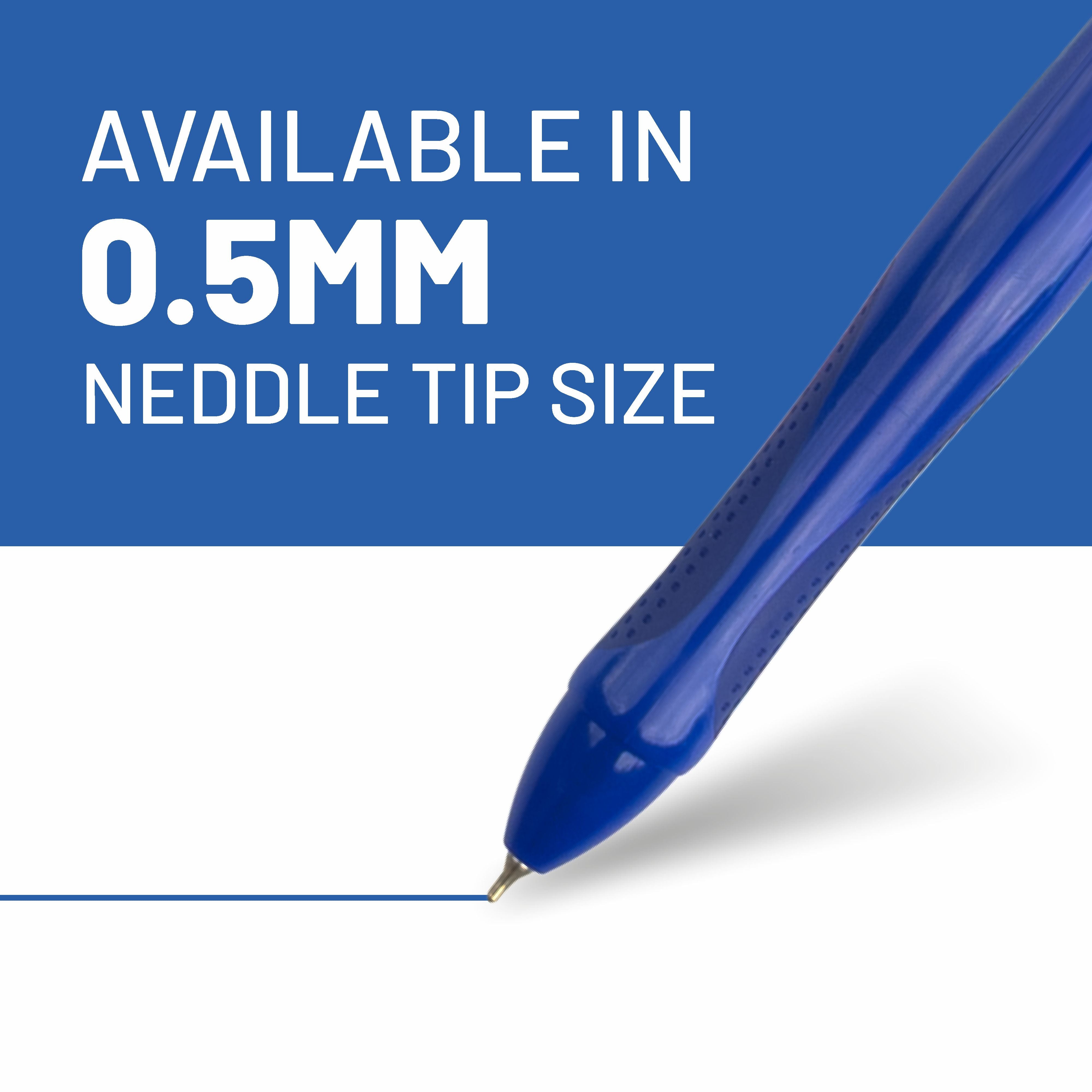 Anupam Snapy Gel Pens, Waterproof Quick Dry Ink, 0.5mm Fine Point Retractable Smooth Writing Pens for Journaling, Writing Gel Pen