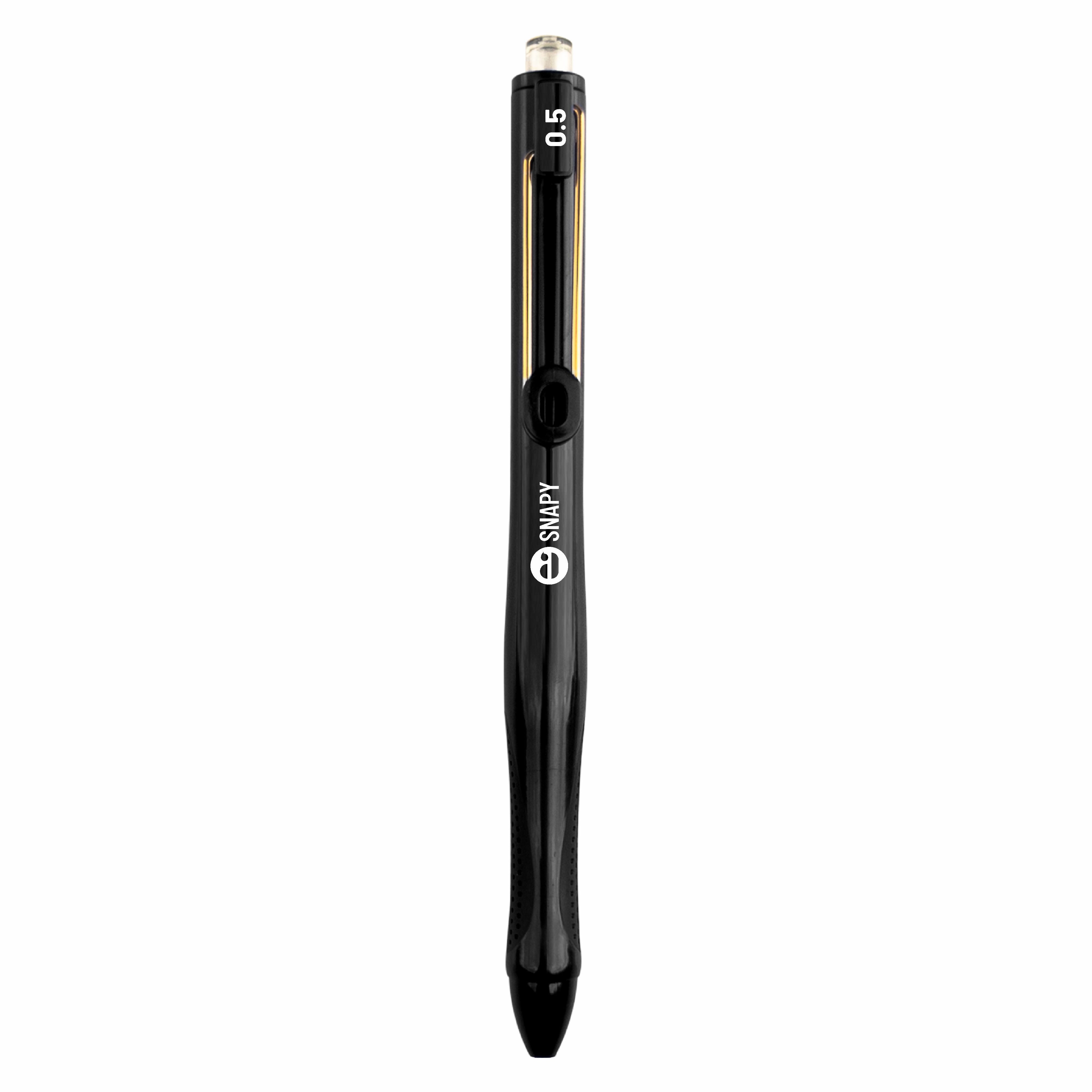 Anupam Snapy Gel Pens, Waterproof Quick Dry Ink, 0.5mm Fine Point Retractable Smooth Writing Pens for Journaling, Writing Gel Pen
