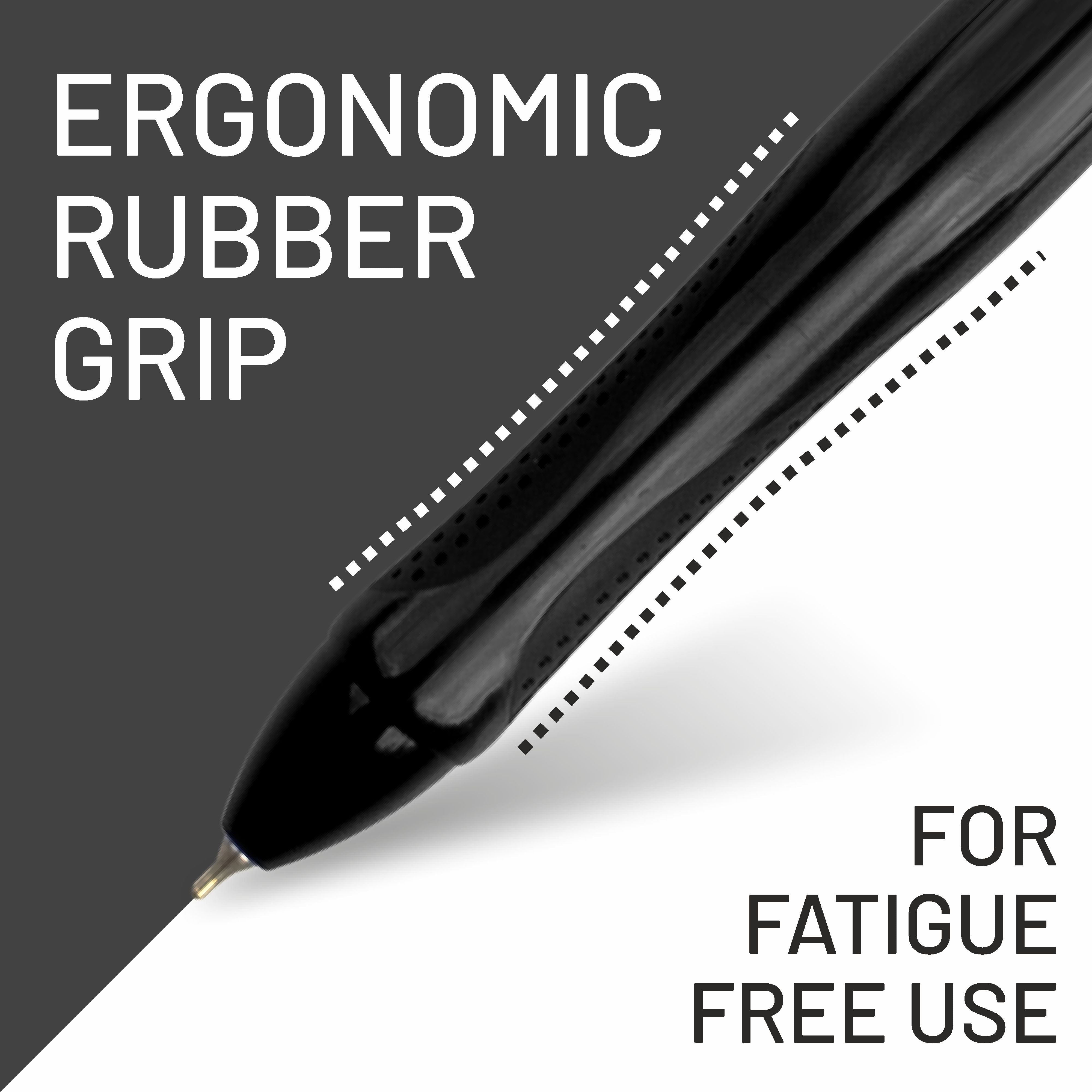 Anupam Snapy Gel Pens, Waterproof Quick Dry Ink, 0.5mm Fine Point Retractable Smooth Writing Pens for Journaling, Writing Gel Pen