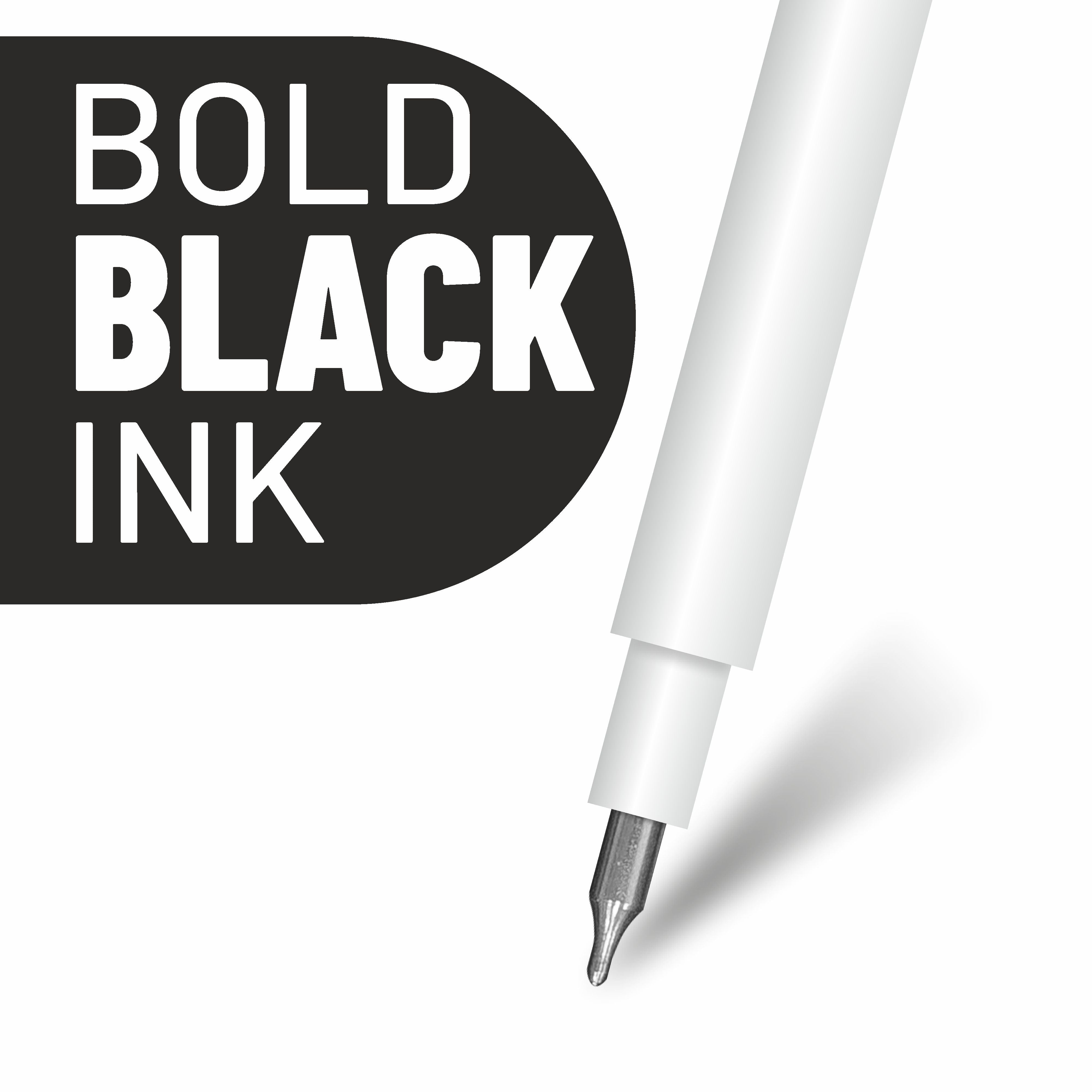 Anupam Roller Gel Refill  | Waterproof Smooth Quick-Dry Dark Ink | Replacement Refill for Sylent & Snapy Pen | Perfect for Journaling, Note-Taking | (Pack )