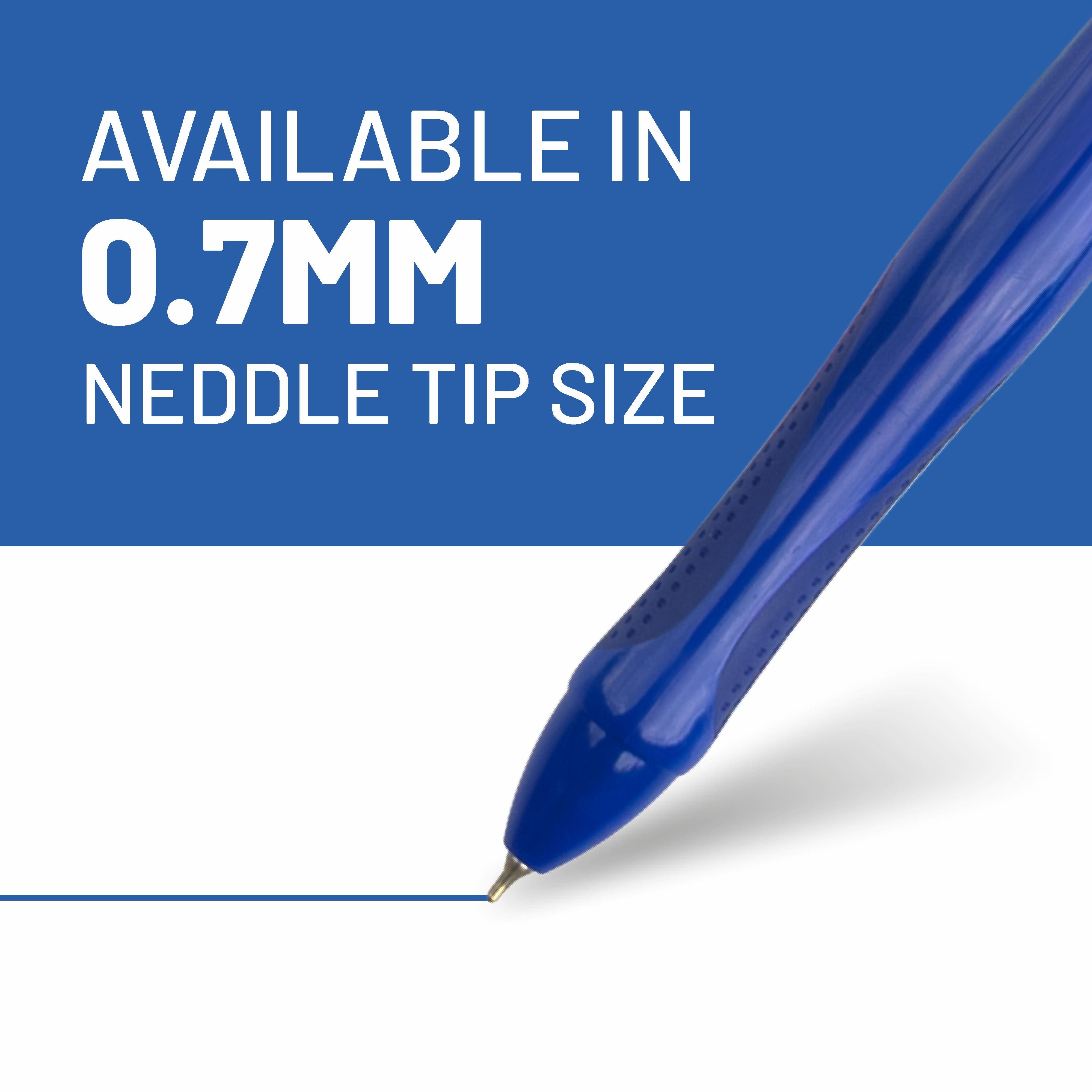 Anupam Snapy Gel Pens, Waterproof Quick Dry Ink, 0.7mm Fine Point Retractable Smooth Writing Pens