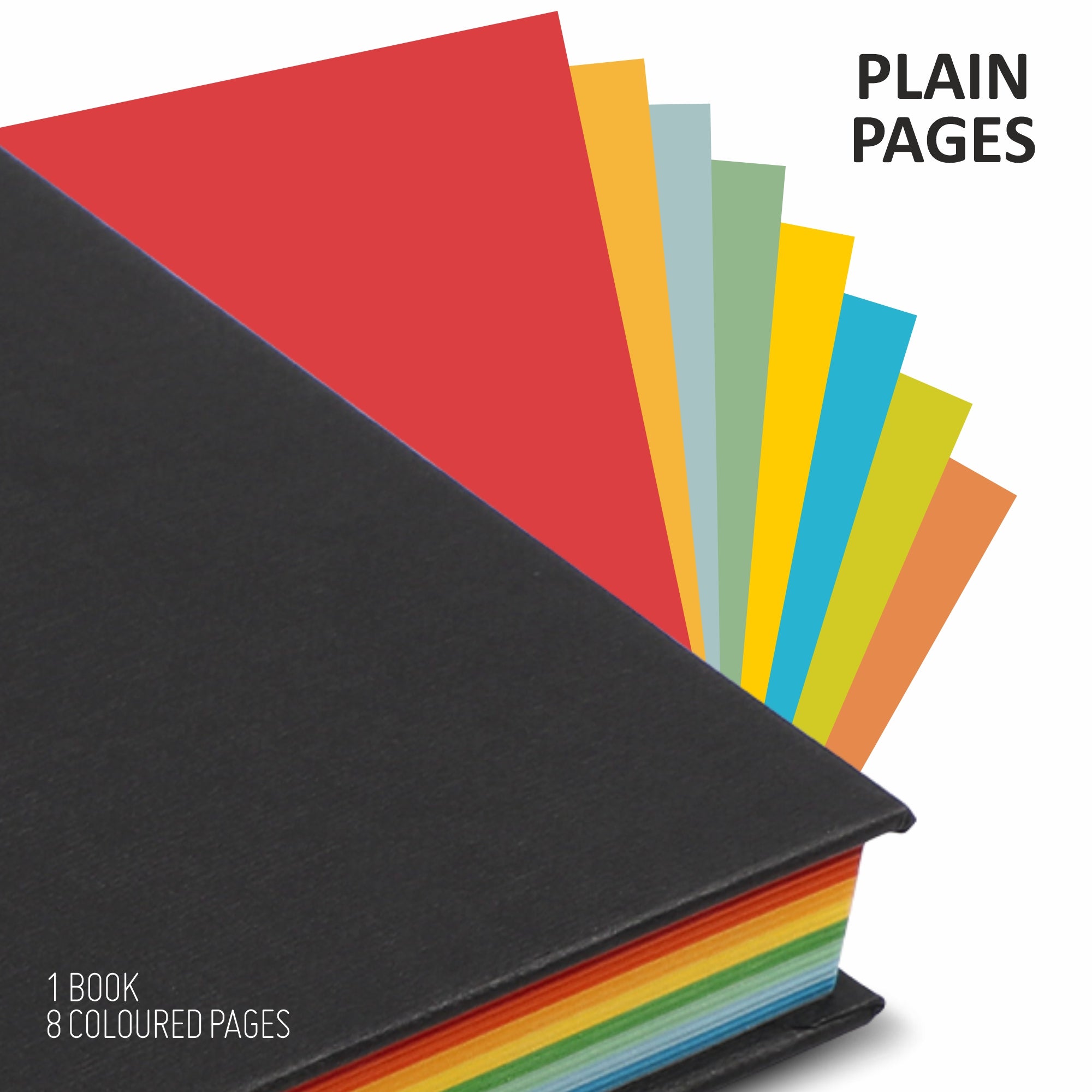 Anupam Vivid Multi Colour Paper-Writing Journal -A5-70 GSM-(256 pages)