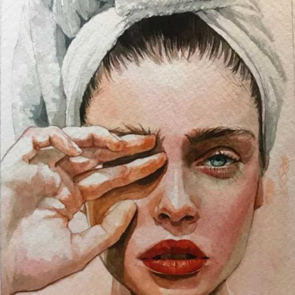 Anupam 100% Cotton Watercolour Paper-Coarse Surface-Acid Free-Rough Pressed-250 GSM-Loose Sheets