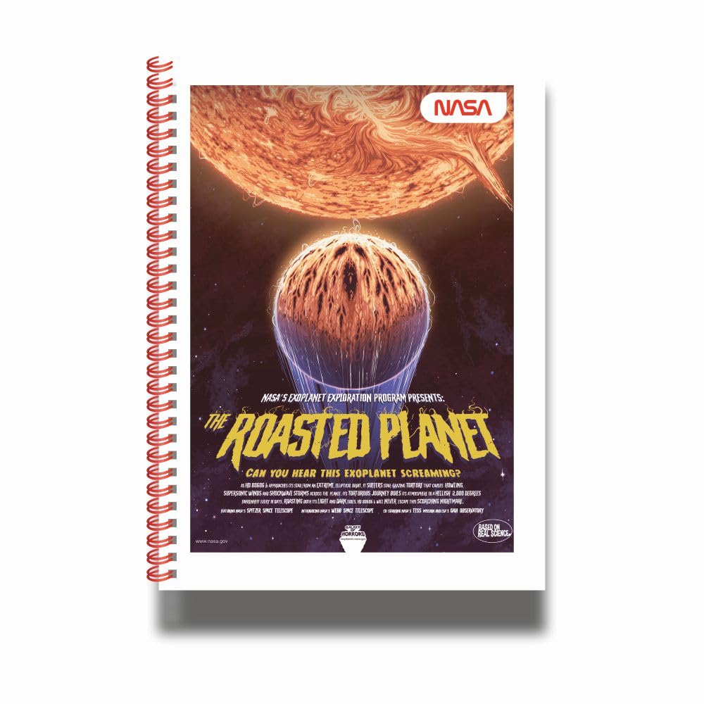 Anupam NASA 1 Subject Notebook A4, 70 GSM, 70 Sheets (140 Pages) College Ruled/Plain Spiral Subject Notebook for Work, School Supplies, Home & Office, Writing Journal