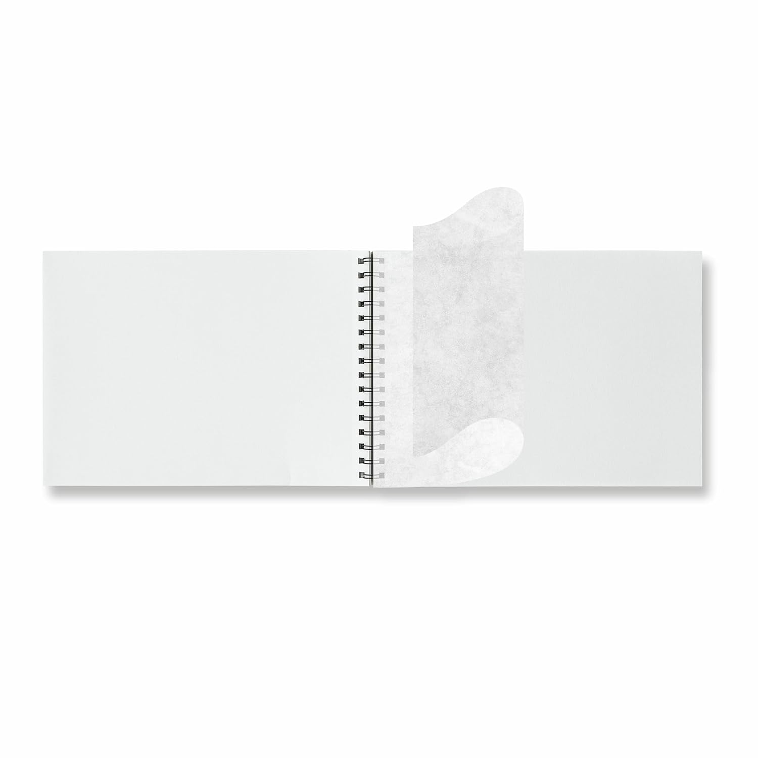 Anupam Pro Sketcher Drawing Book with Butter Paper Pages Size Spiral-Bound Sketchpad 200 GSM for Artists, Kids & Professionals (25 Sheets, 50 Pages)