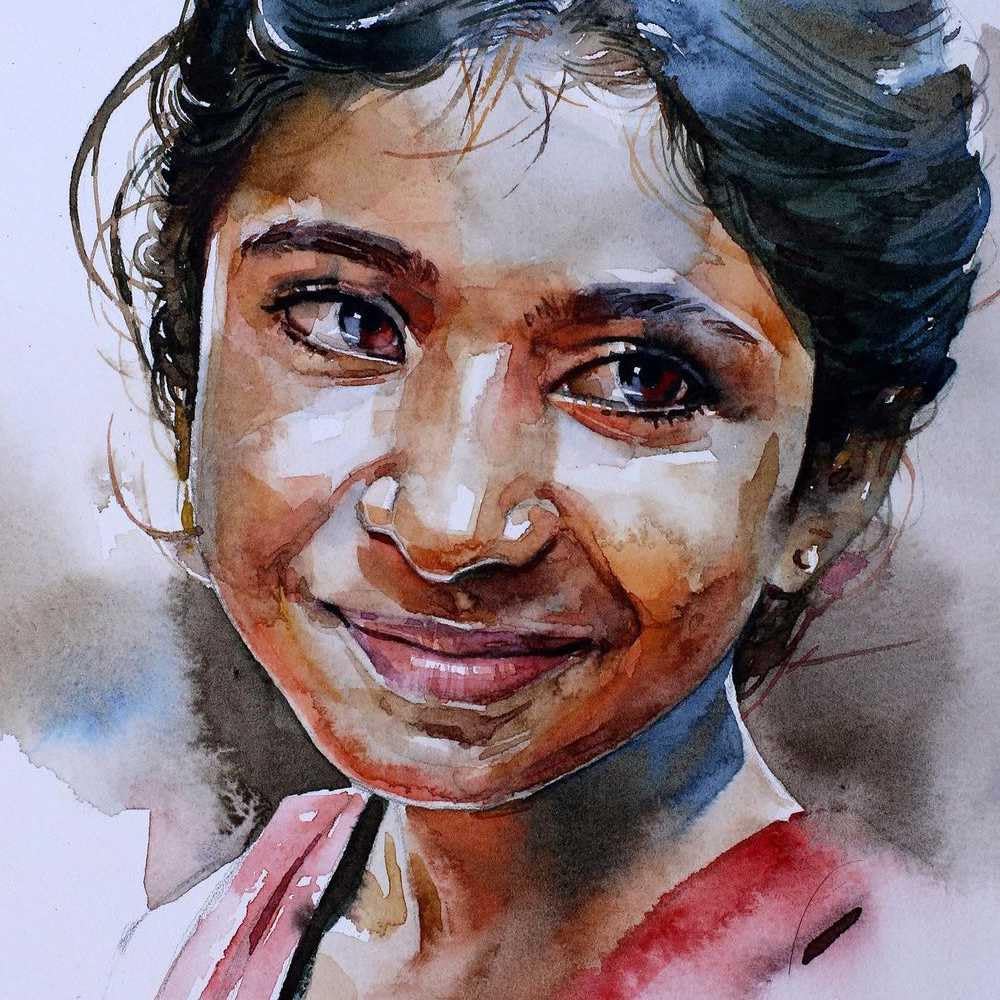 Anupam 100% Cotton Watercolour Paper-Acid Free-Coarse Surface-Hot Pressed-Loose Sheets-250 GSM