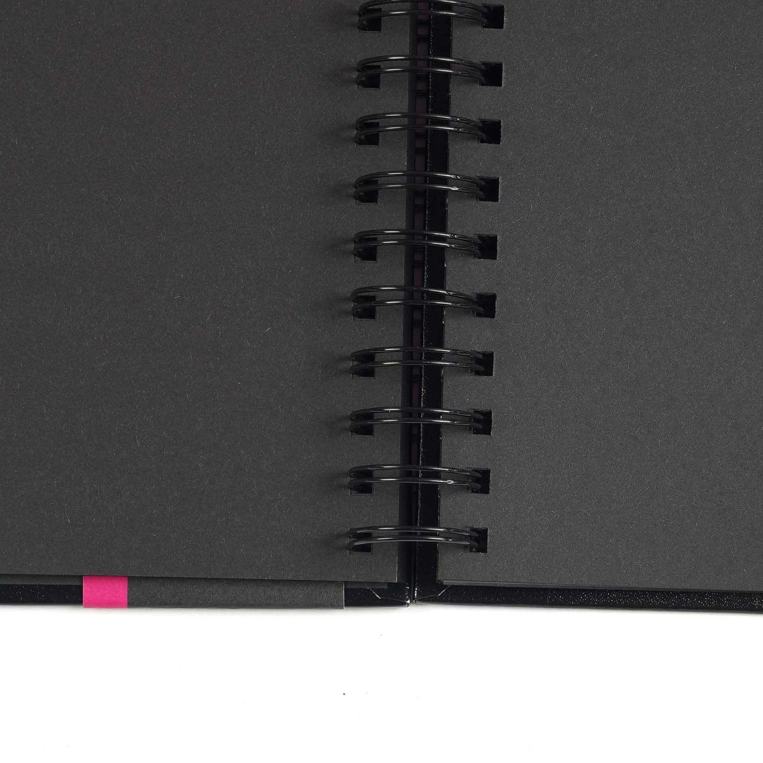 Anupam SketchO Slate Black Paper Sketchbook Wireo Bound-Elastic Closure -180 GSM-Acid Free-80 Pages