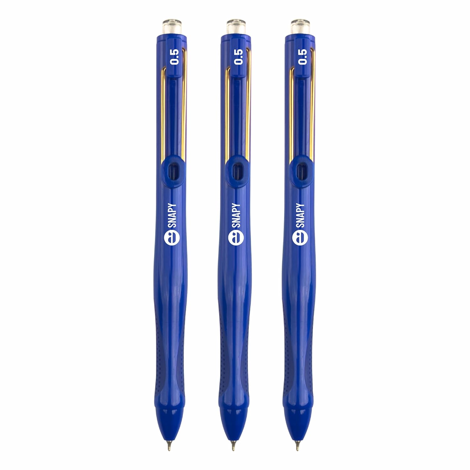 Anupam Snapy Gel Pens, Waterproof Quick Dry Ink, 0.5mm Fine Point Retractable Smooth Writing Pens for Journaling, Writing Gel Pen