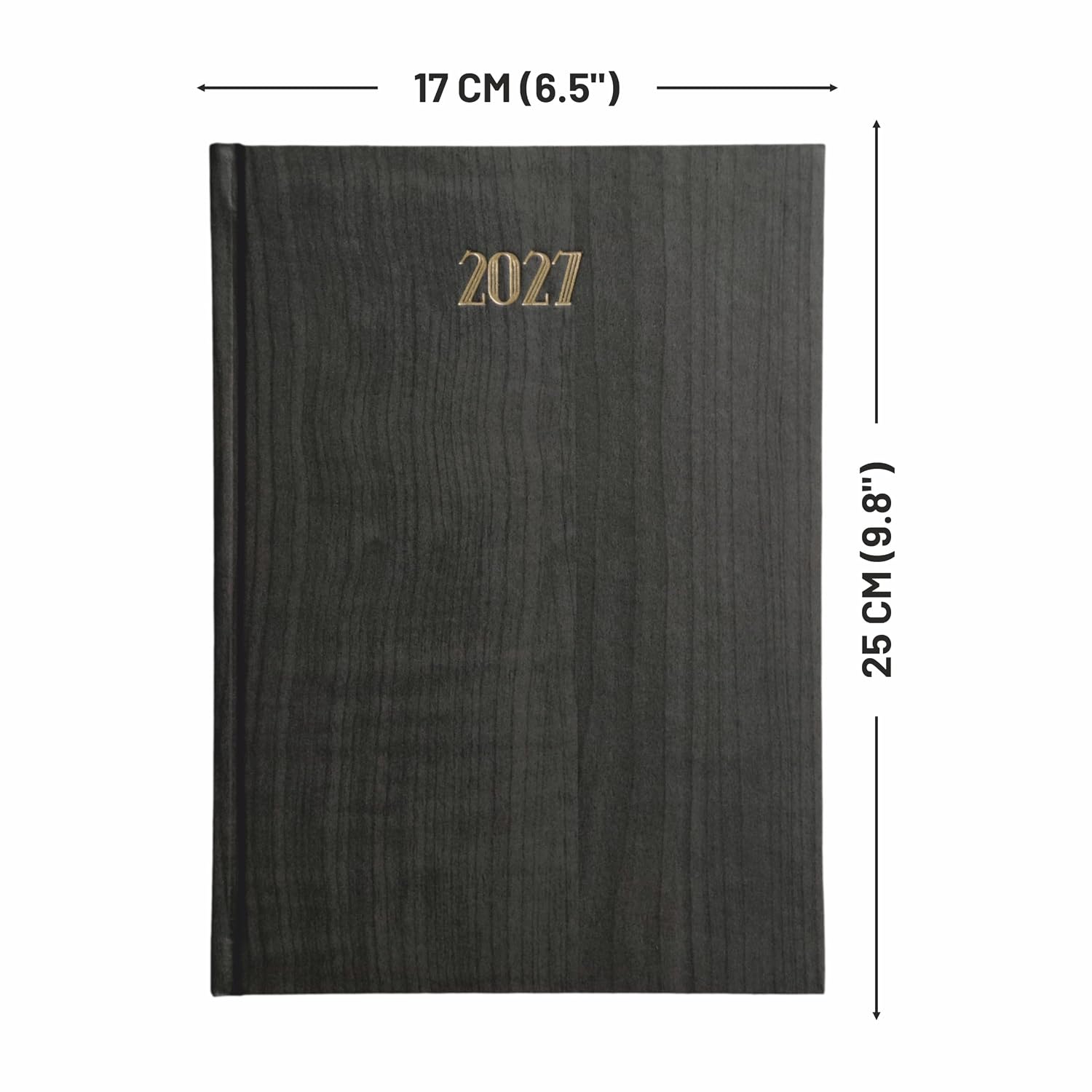 Anupam Dash 2027 Diary with Dates, 2027 Daily Planner Full Page Per Day with Monthly Calendar, New Year Diary 2027 80 GSM, 365 Days Aesthetic Book & Daily Diary for Office -