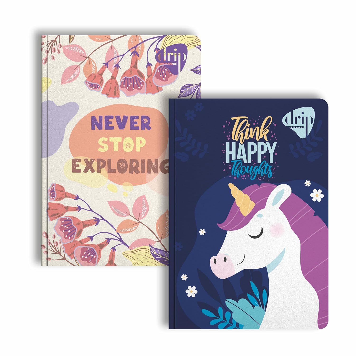 Anupam Drip Journal 160 Pages, 80 GSM Ruled Paper | Vibrant Colour Designer Inside Pages | Soft Bound Aesthetic Cover | A5 Size for Journaling, Notes &amp; Planning&nbsp;