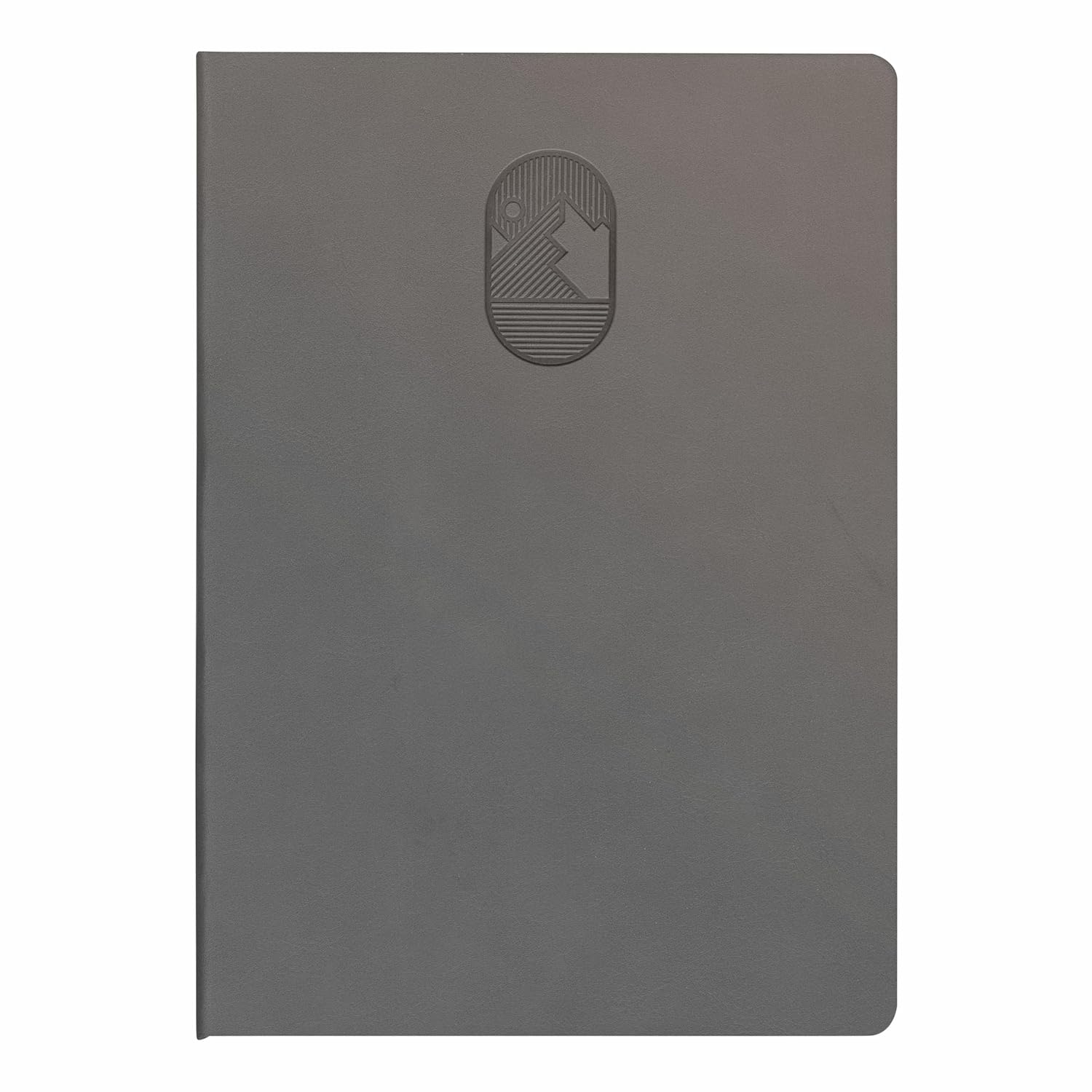 Anupam Hexy A5 Plain Notebook 192 Pages, 80 GSM Plain Journal Leather Textured PU  Cover , Office Notebook - for journaling, writing, Note Taking, Diary