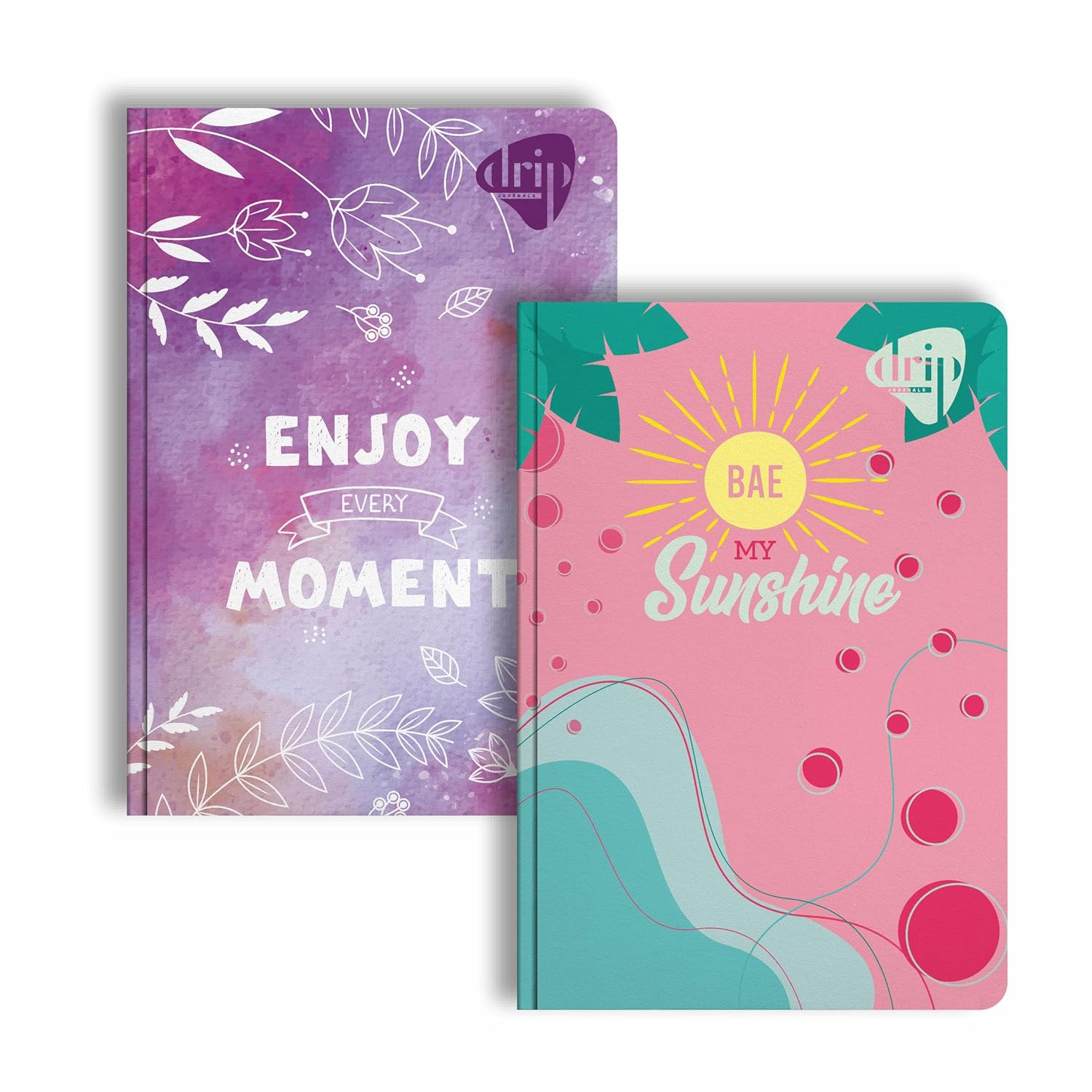 Anupam Drip Journal 160 Pages, 80 GSM Ruled Paper | Vibrant Colour Designer Inside Pages | Soft Bound Aesthetic Cover | A5 Size for Journaling, Notes &amp; Planning&nbsp;