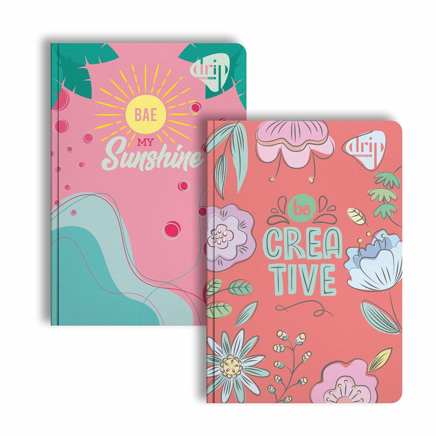 Anupam Drip Journal 160 Pages, 80 GSM Ruled Paper | Vibrant Colour Designer Inside Pages | Soft Bound Aesthetic Cover | A5 Size for Journaling, Notes &amp; Planning&nbsp;