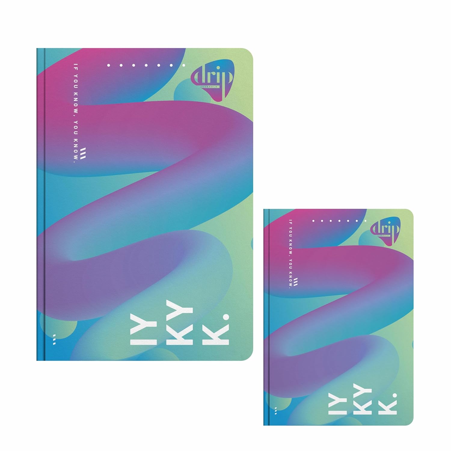 Anupam Drip Journal 160 Pages, 80 GSM Ruled Paper A5 & A6 Size | Colour Designer Inside Pages | Soft Bound Aesthetic Cover for Journaling Notes & Planning