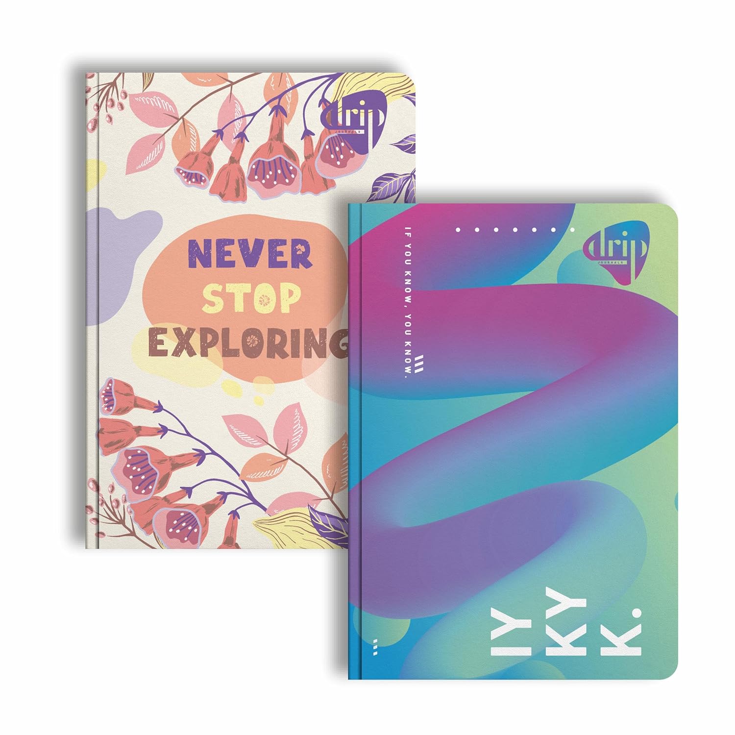 Anupam Drip Journal 160 Pages, 80 GSM Ruled Paper | Vibrant Colour Designer Inside Pages | Soft Bound Aesthetic Cover | A5 Size for Journaling, Notes &amp; Planning&nbsp;