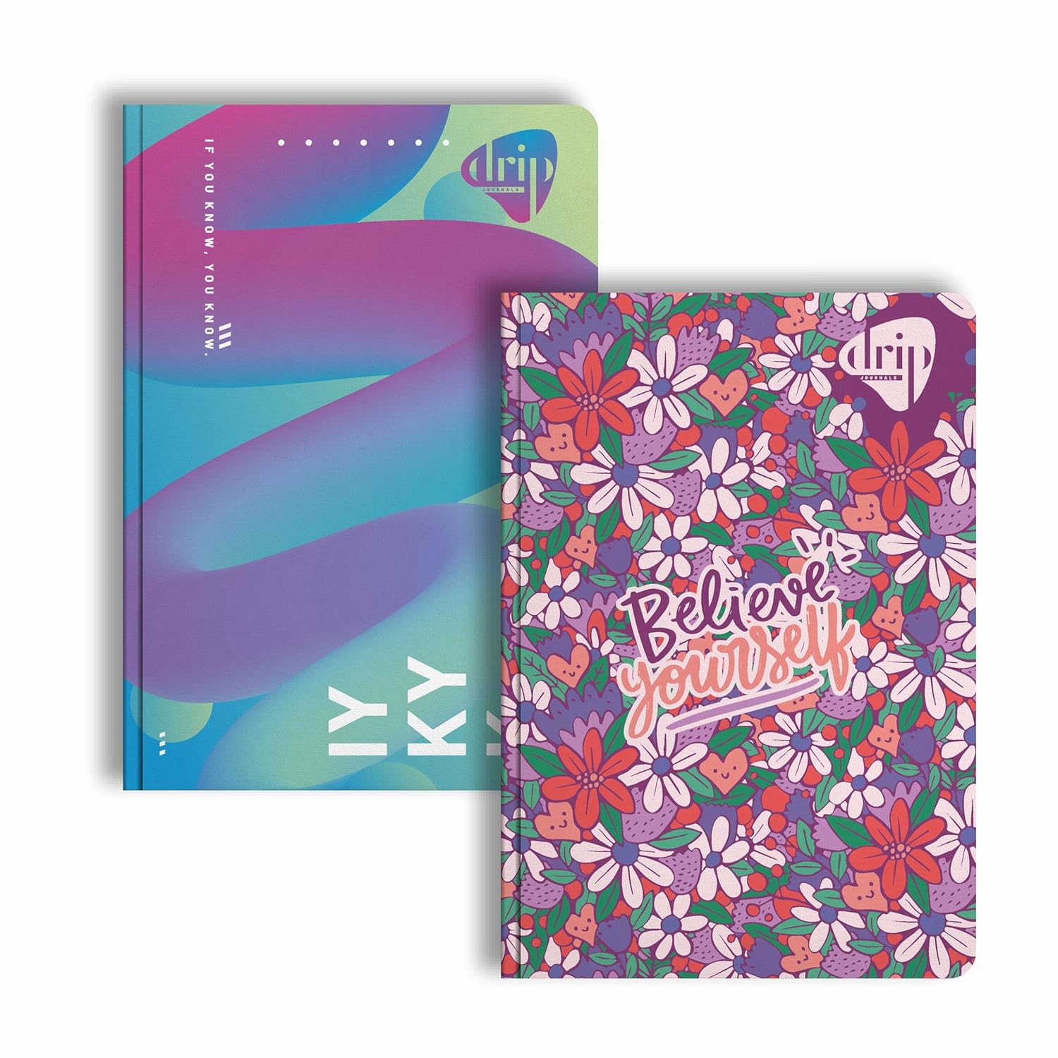 Anupam Drip Journal 160 Pages, 80 GSM Ruled Paper | Vibrant Colour Designer Inside Pages | Soft Bound Aesthetic Cover | A5 Size for Journaling, Notes &amp; Planning&nbsp;