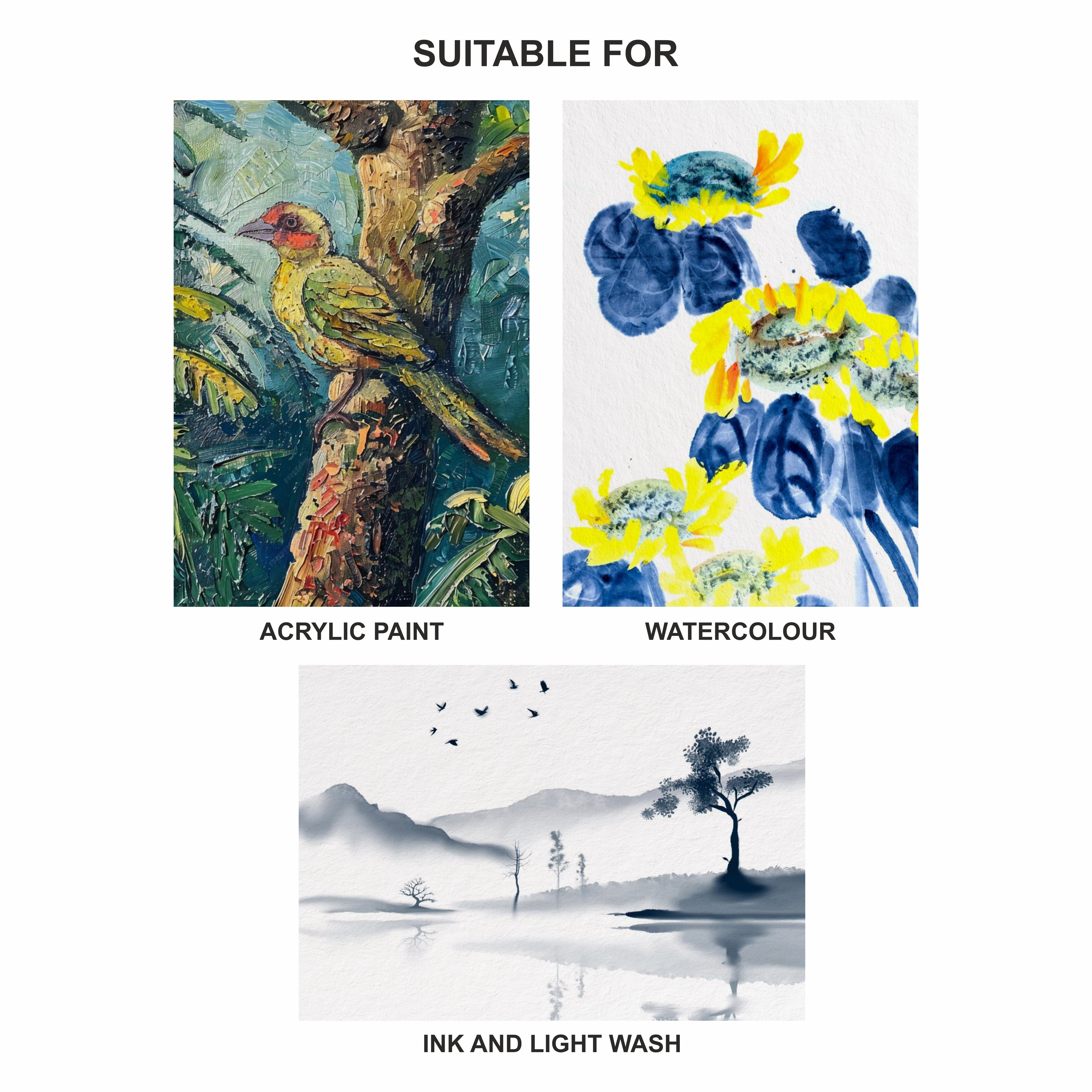 Anupam Acrylic Paper-Acid Free-pH Neutral-400 GSM