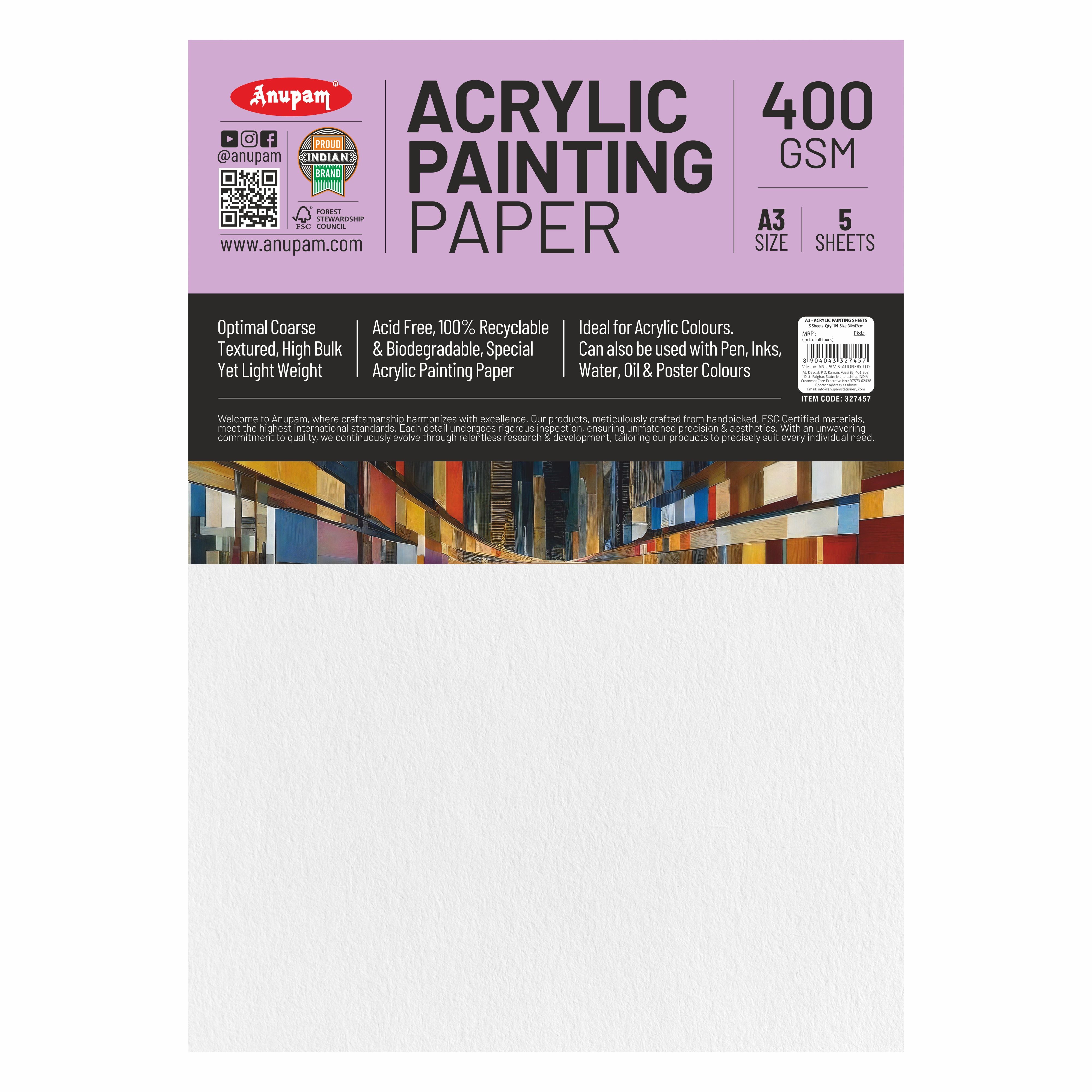 Draw File Acrylic Acrylic Paper