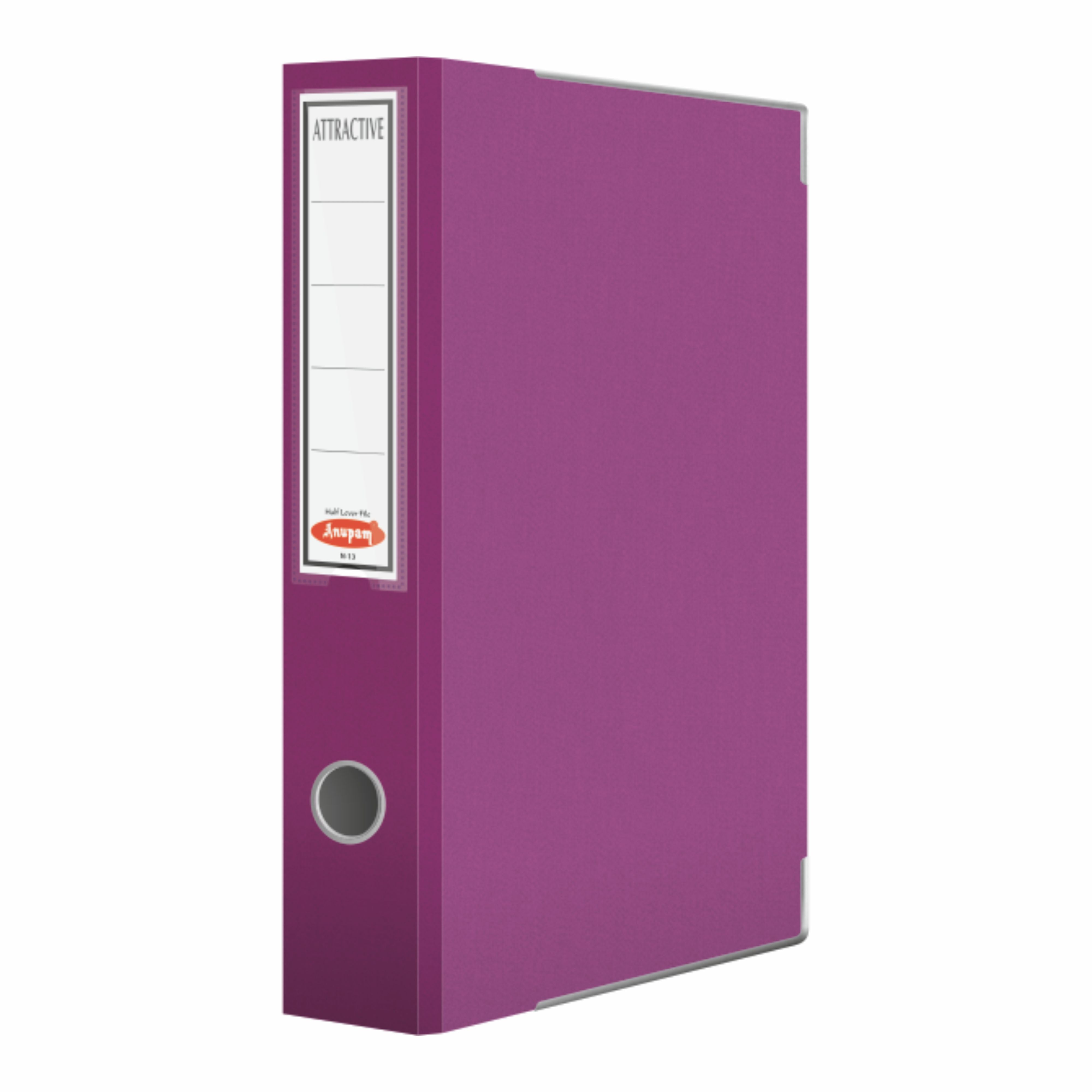 Anupam Attractive Lever File Robust Textured Cover ( Pack of 4 )