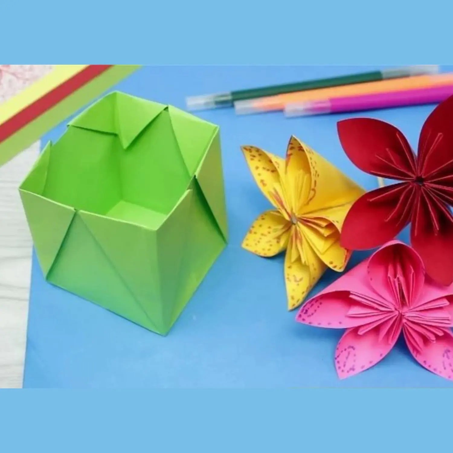 Anupam 6 Aasorted Colour Paper 120 GSM for Art, Quilling & Crafts Anupam