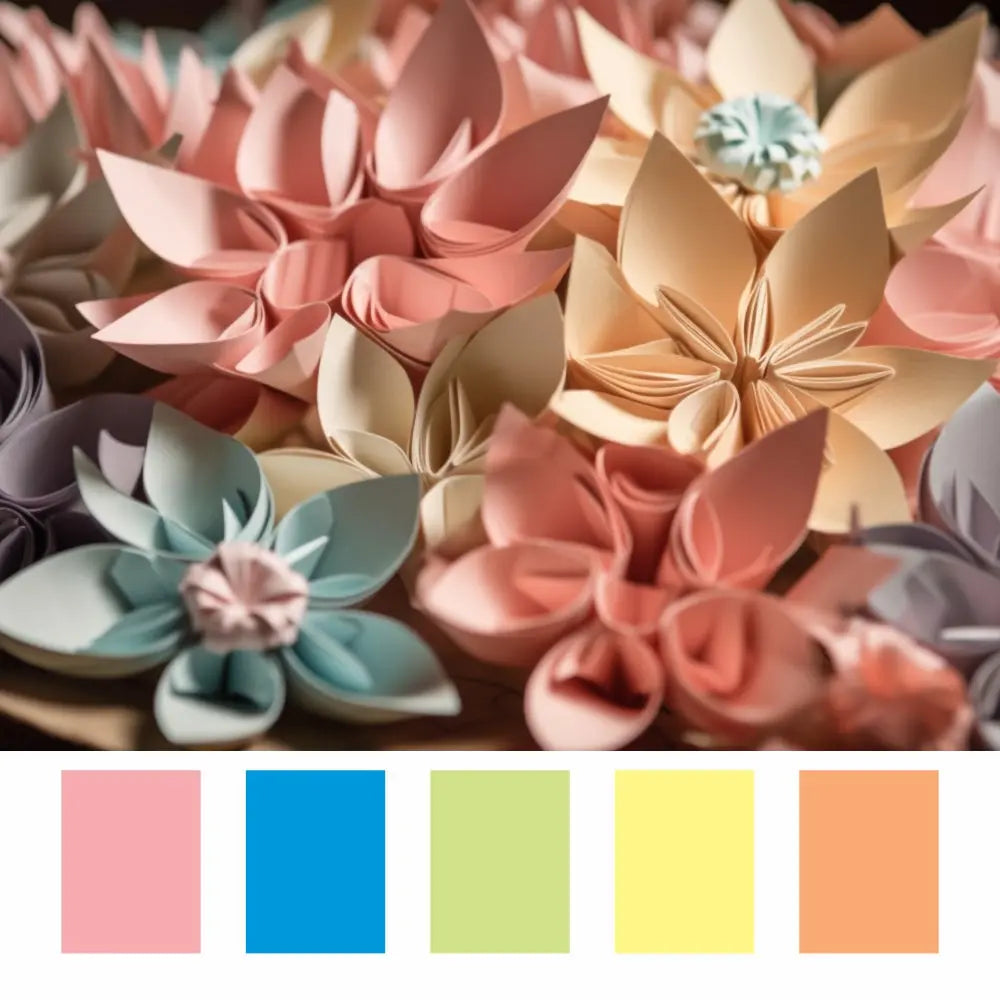 Anupam Colour Paper Pastel Shades Packet 160gsm Anupam