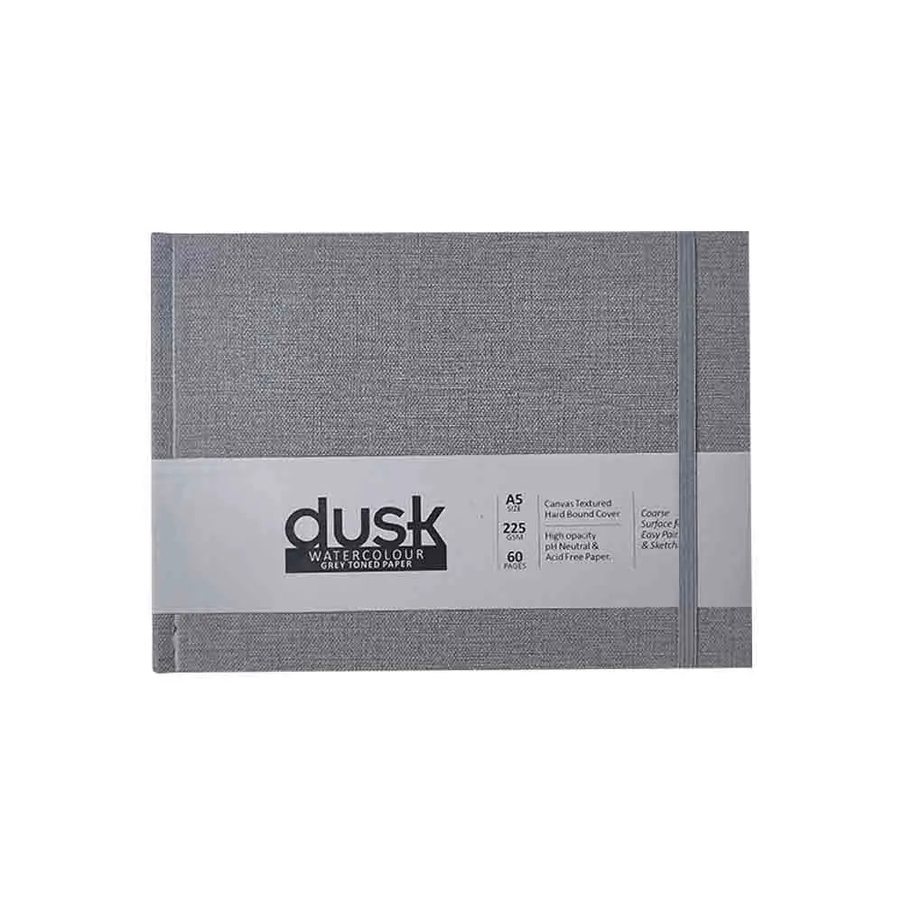 Anupam Dusk Grey Toned Water Colour Paper Cold Pressed Hardbound Book 225 GSM Anupam