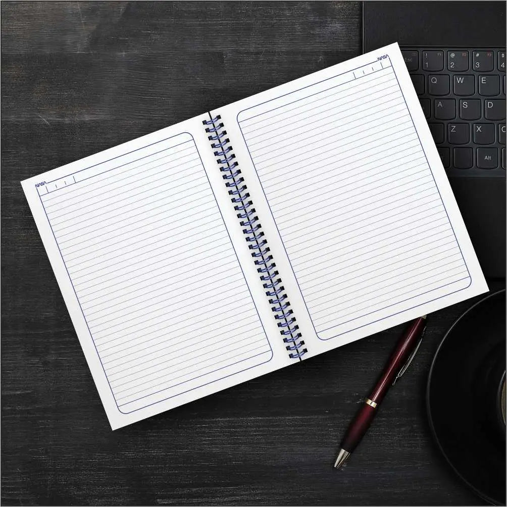 Anupam Nasa 5 Subject Spiral Notebook - 70 GSM Paper - Pages 200 - Ideal for Profesionals & Students Anupam