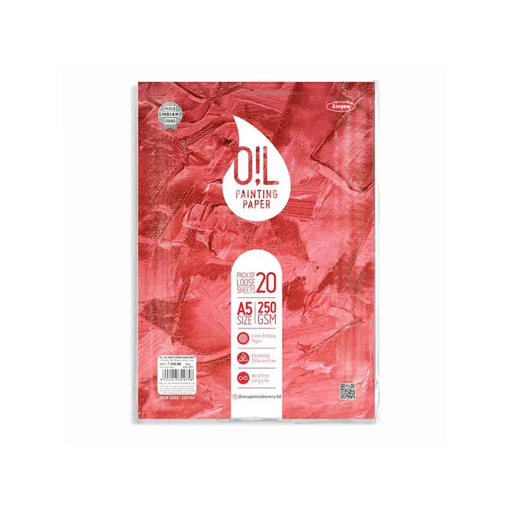 Anupam Oil Painting Paper Loose Sheet 250gsm Anupam