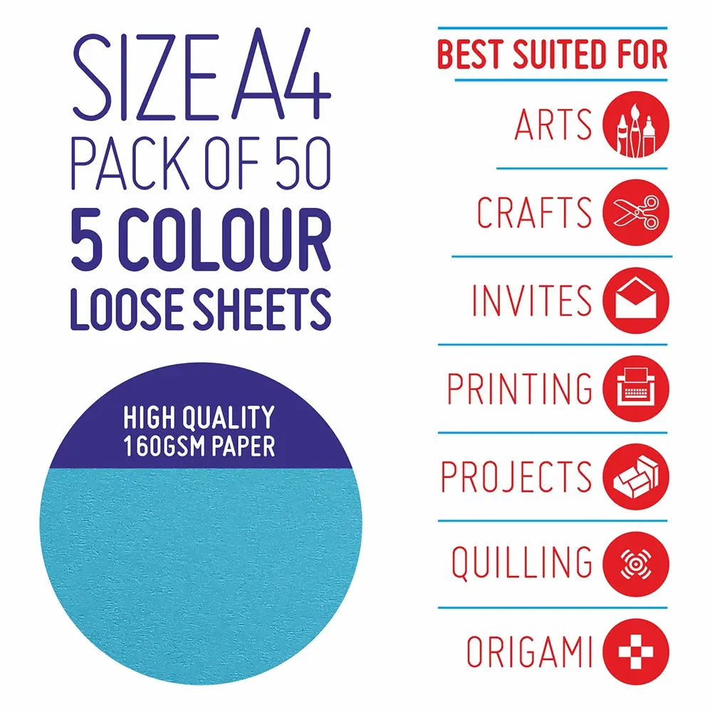 Anupam Premium Colourful Paper Basic 160 GSM Anupam