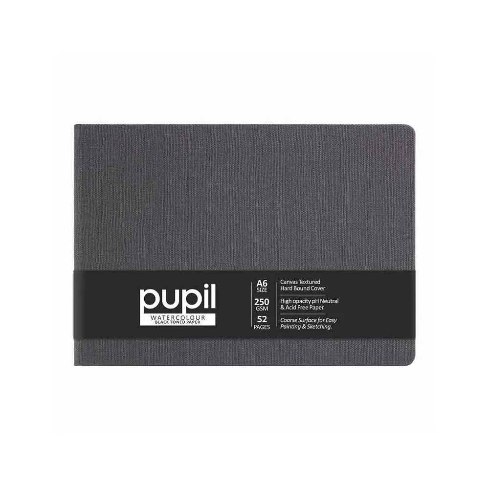 Anupam Pupil Black Toned Watercolour Paper Hard Bound Book 250 GSM Anupam