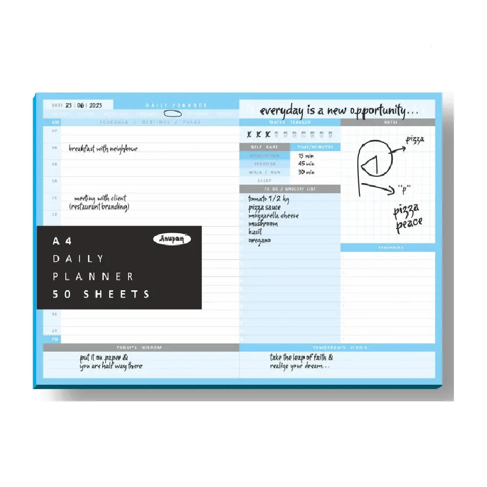 Anupma Daily Planning Pad Desk Planner Notepad Anupam