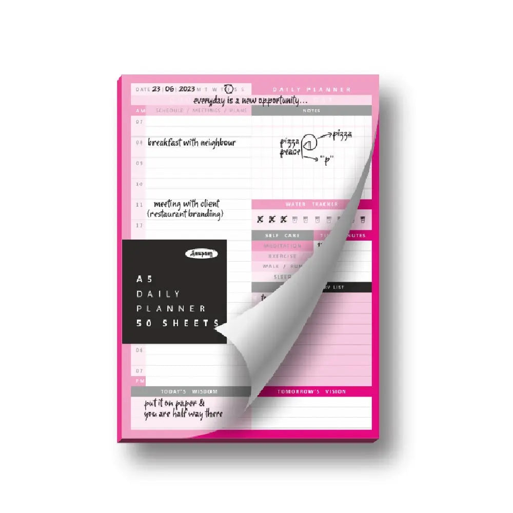 Anupma Daily Planning Pad Desk Planner Notepad Anupam