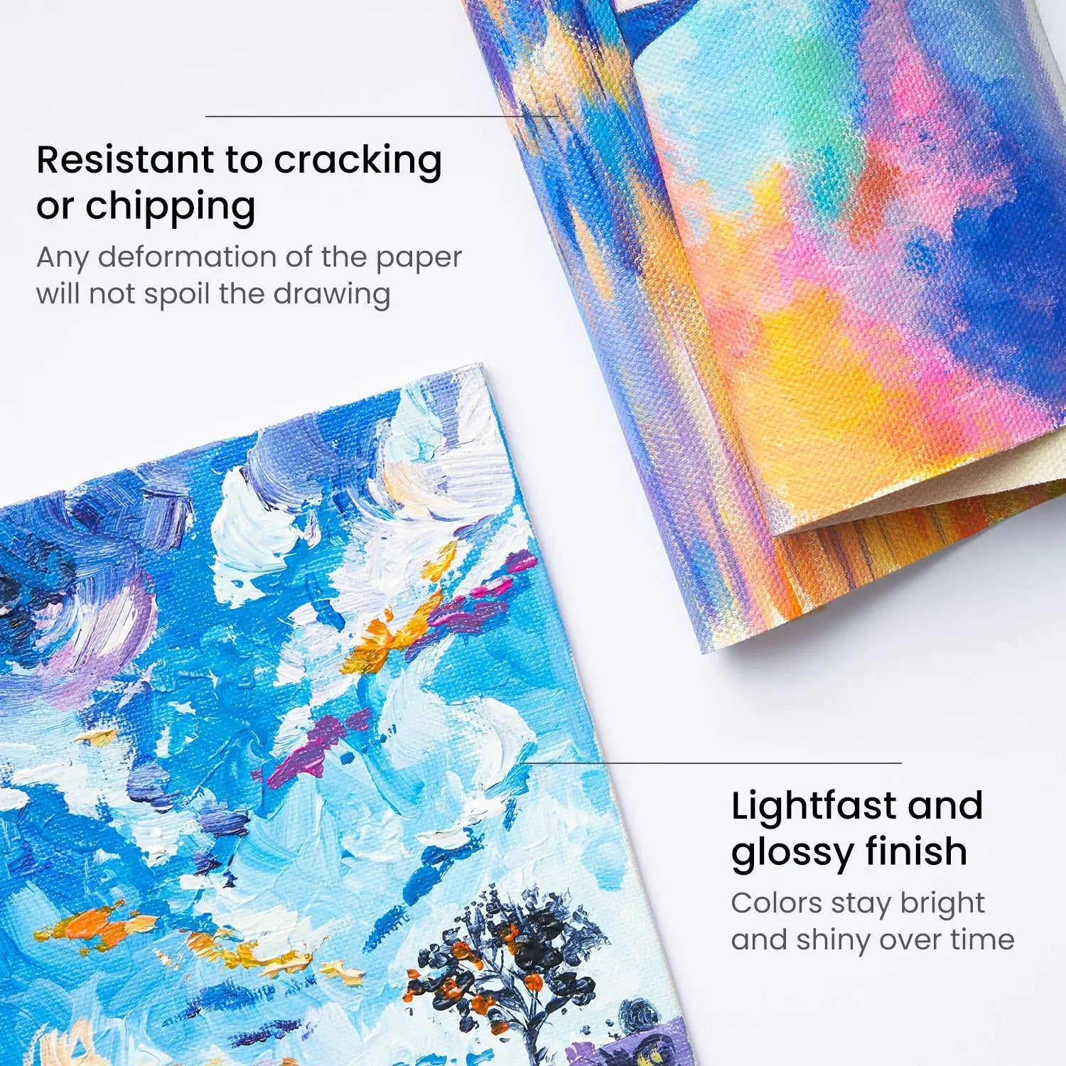 Arteza Premium Acrylic Paint Assorted Colours Set with Storage Box