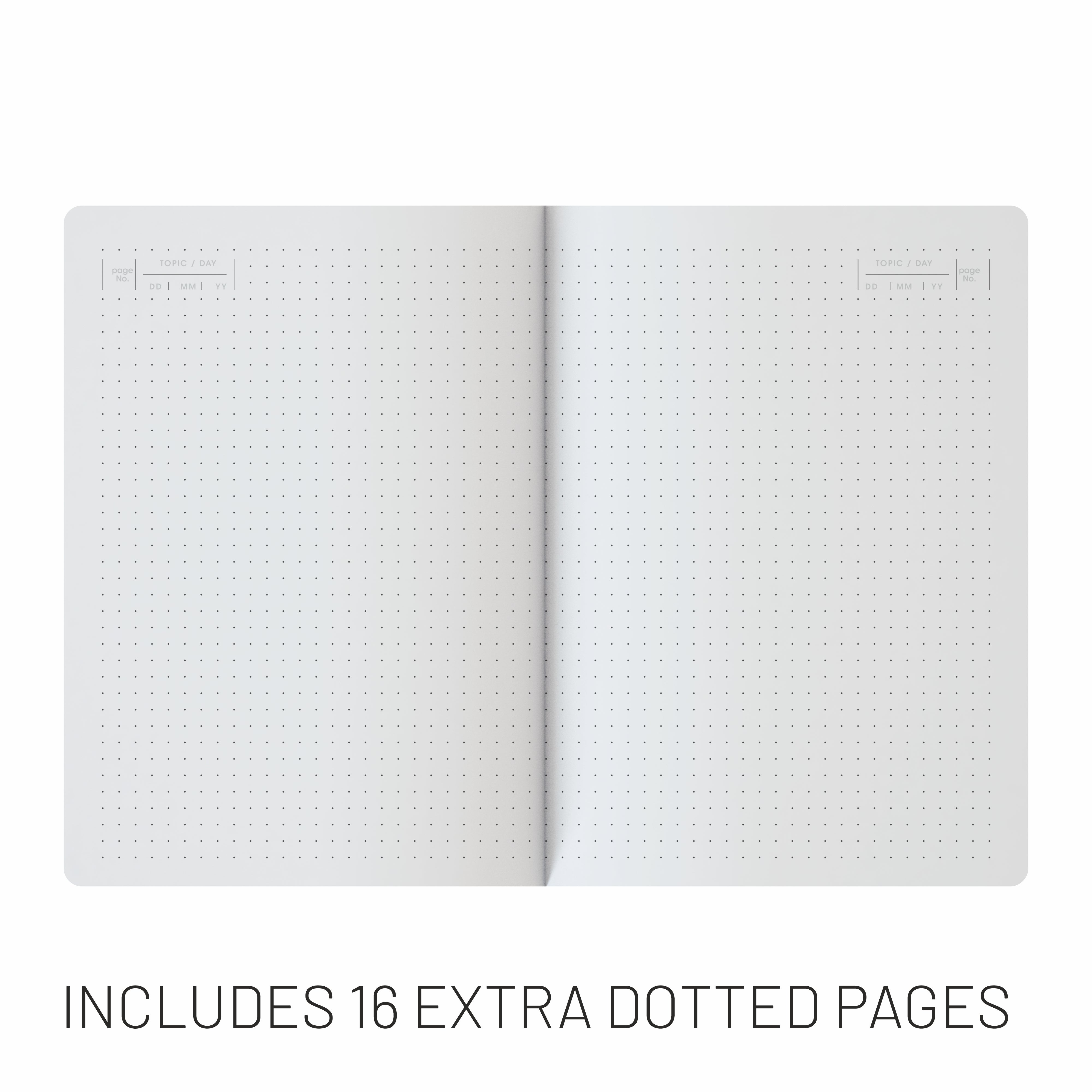 Anupam Flxy Journal - 192 Pages, Flexible 1.2mm Thick Matte Leather Textured PU Cover with Matching Elastic Closure