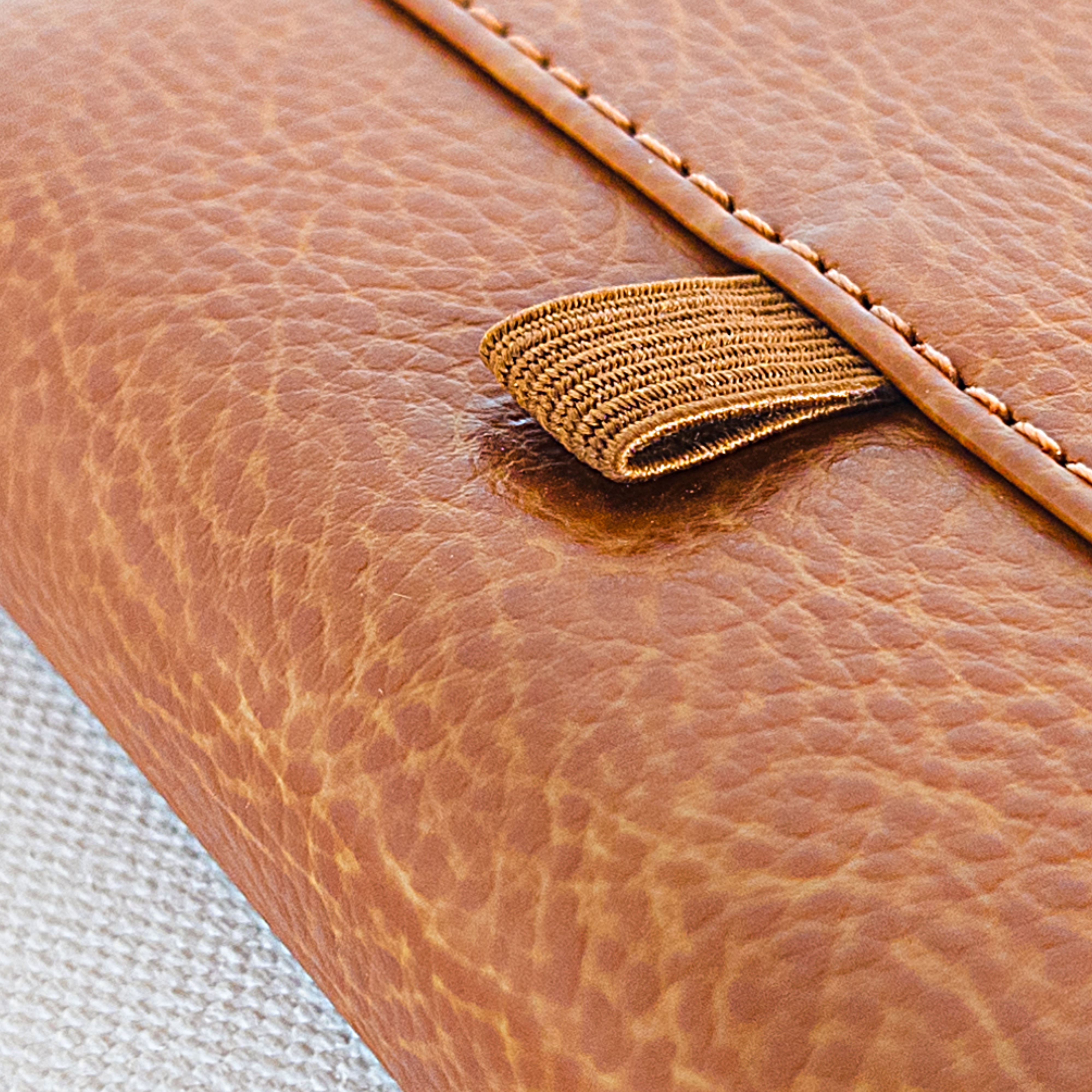 Anupam Exec Journal - Vintage Elegance with Stitched Edges, Elastic Pen Loop, and Leather Textured PU Covers – 192 Pages