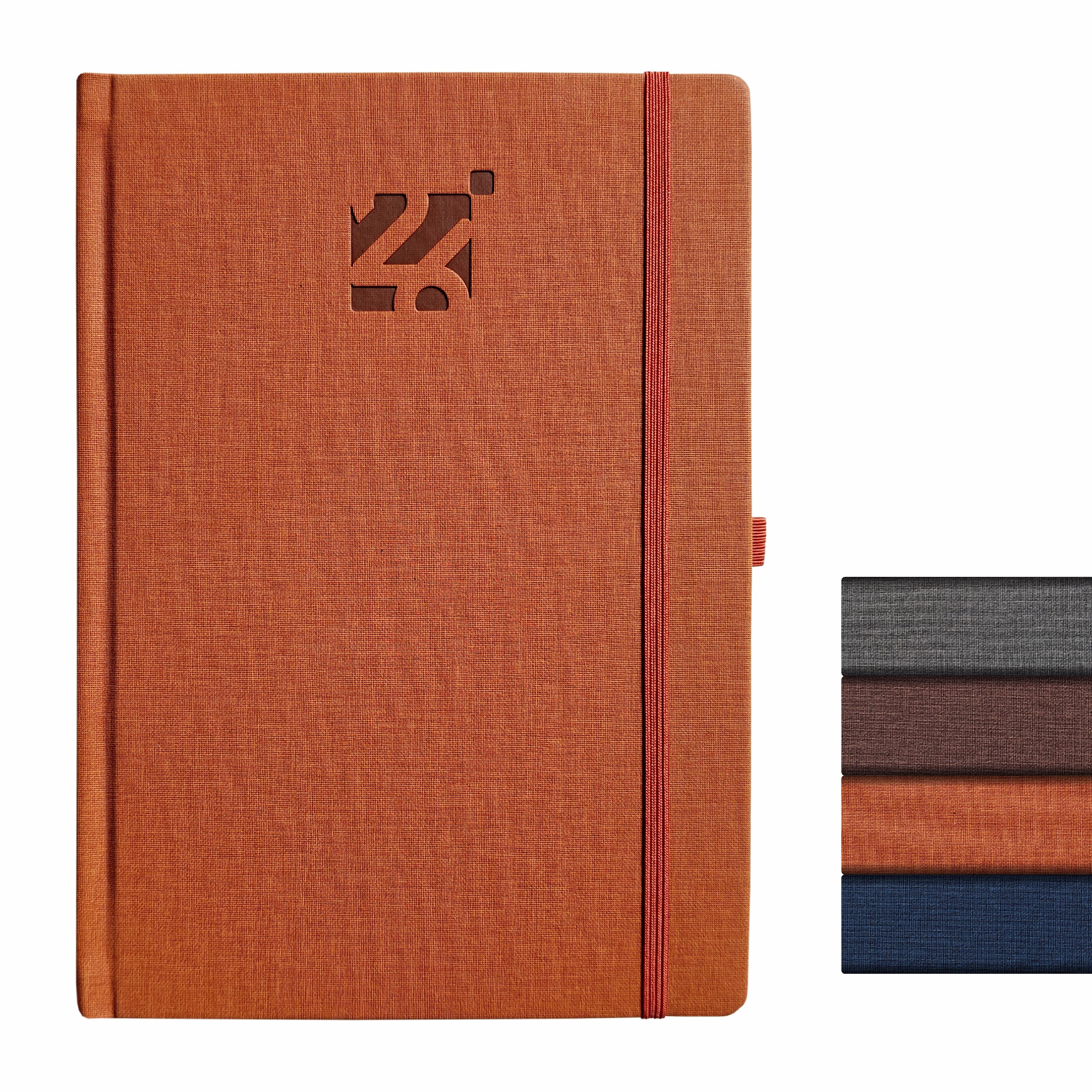 Anupam Blaze 2026 Diary – Dated Daily Planner with Monthly Calendar | Full Page Per Day | New Year 2026 Year Planner | 80 GSM Paper | 365 Days | Aesthetic Daily Diary Book