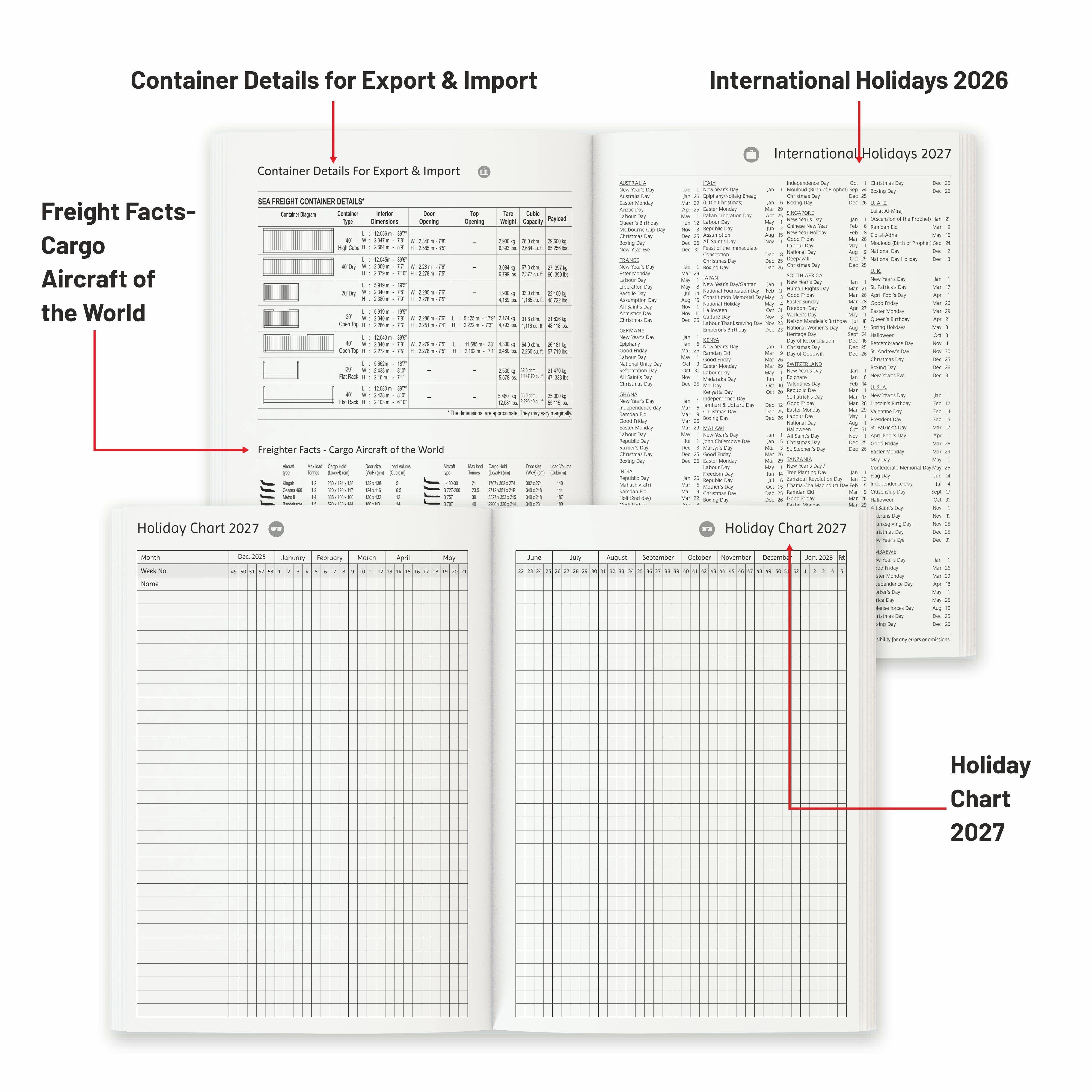 Anupam Blaze 2027 Diary – Dated Daily Planner with Monthly Calendar | Full Page Per Day | New Year 2027 Year Planner | 80 GSM Paper | 365 Days | Aesthetic Daily Diary Book