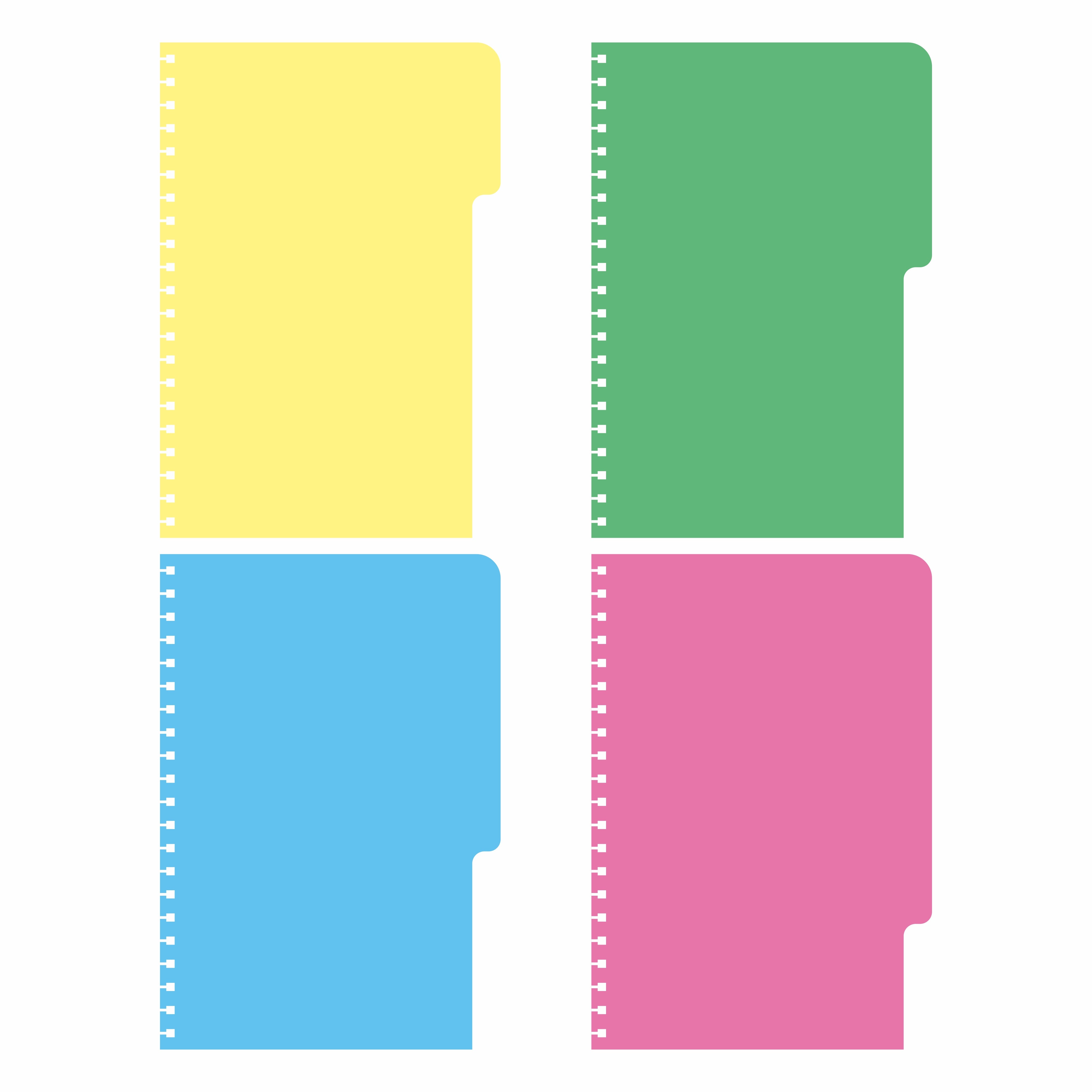 Anupam Revel 5 Subject Book 250Pgs 80 Gsm Natural White - A5 College Ruled Spiral Notebook Movable Dividers, Front/transparent  Plastic Covers, Multi Subject Notebook