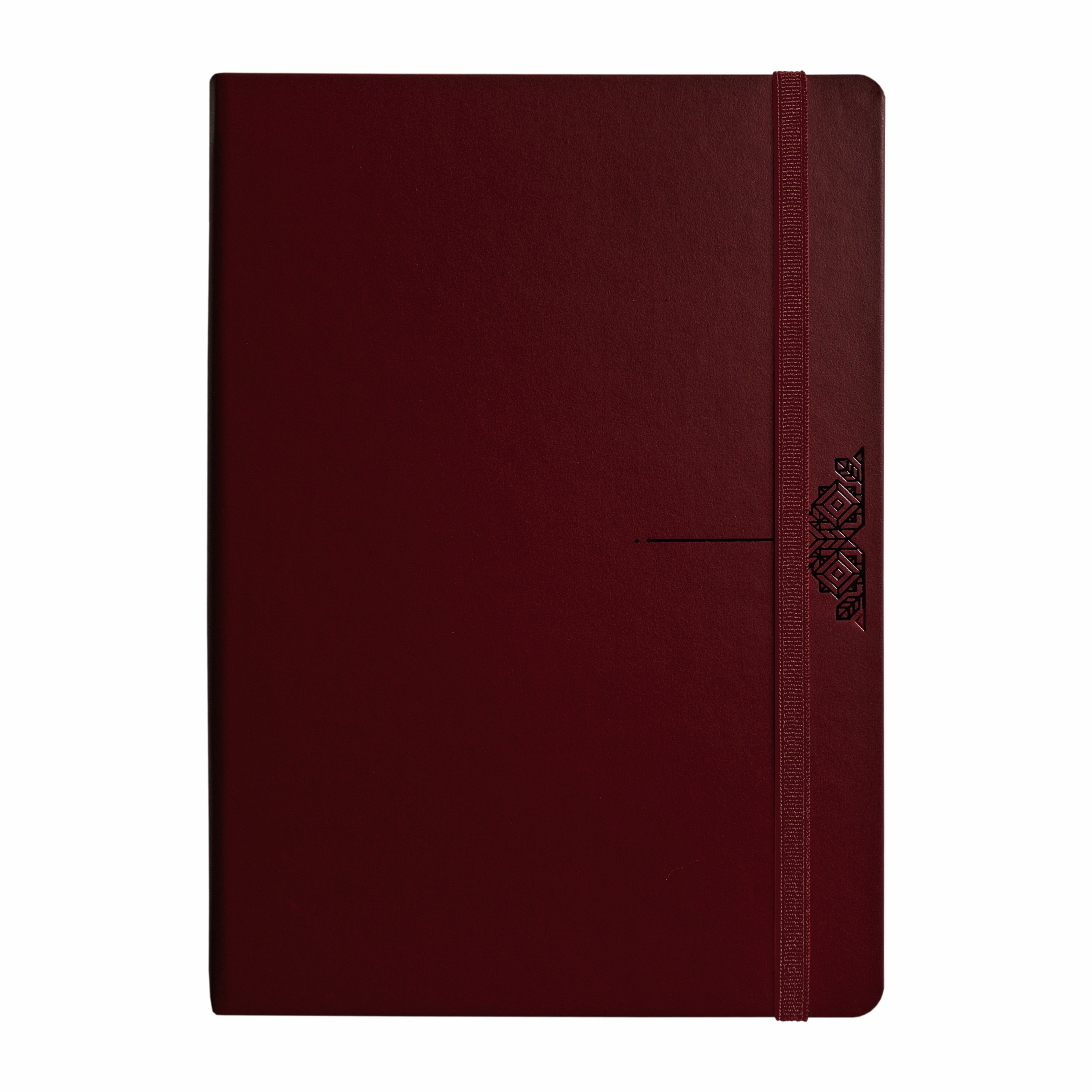 Anupam Daily Notes A5 Journal Notebook – 256 Pages, 80gsm, Fine Matte PVC Hard Cover with Foil, Elastic Closure, and Special Undated Calendar Pages