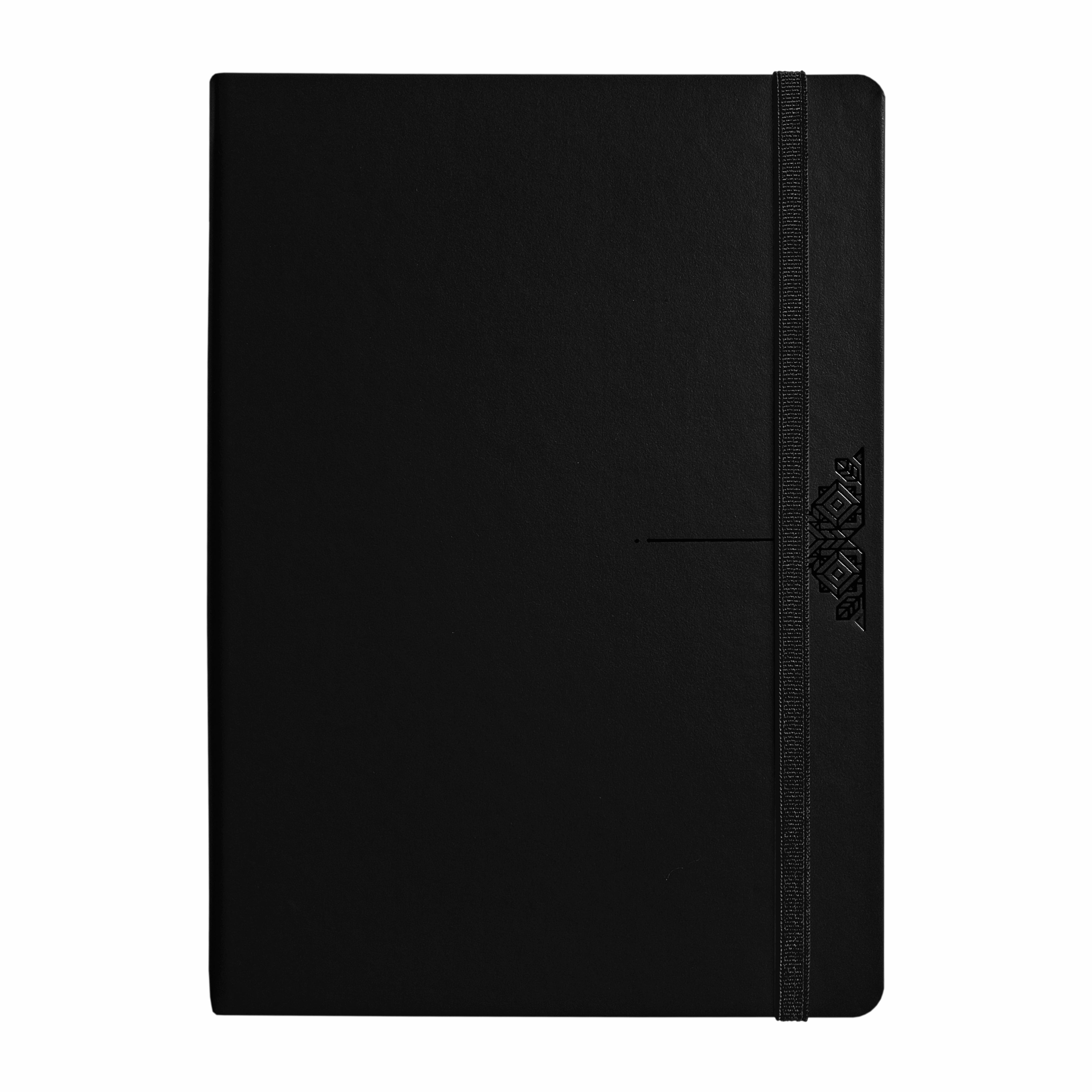 Anupam Daily Notes A5 Journal Notebook – 256 Pages, 80gsm, Fine Matte PVC Hard Cover with Foil, Elastic Closure, and Special Undated Calendar Pages