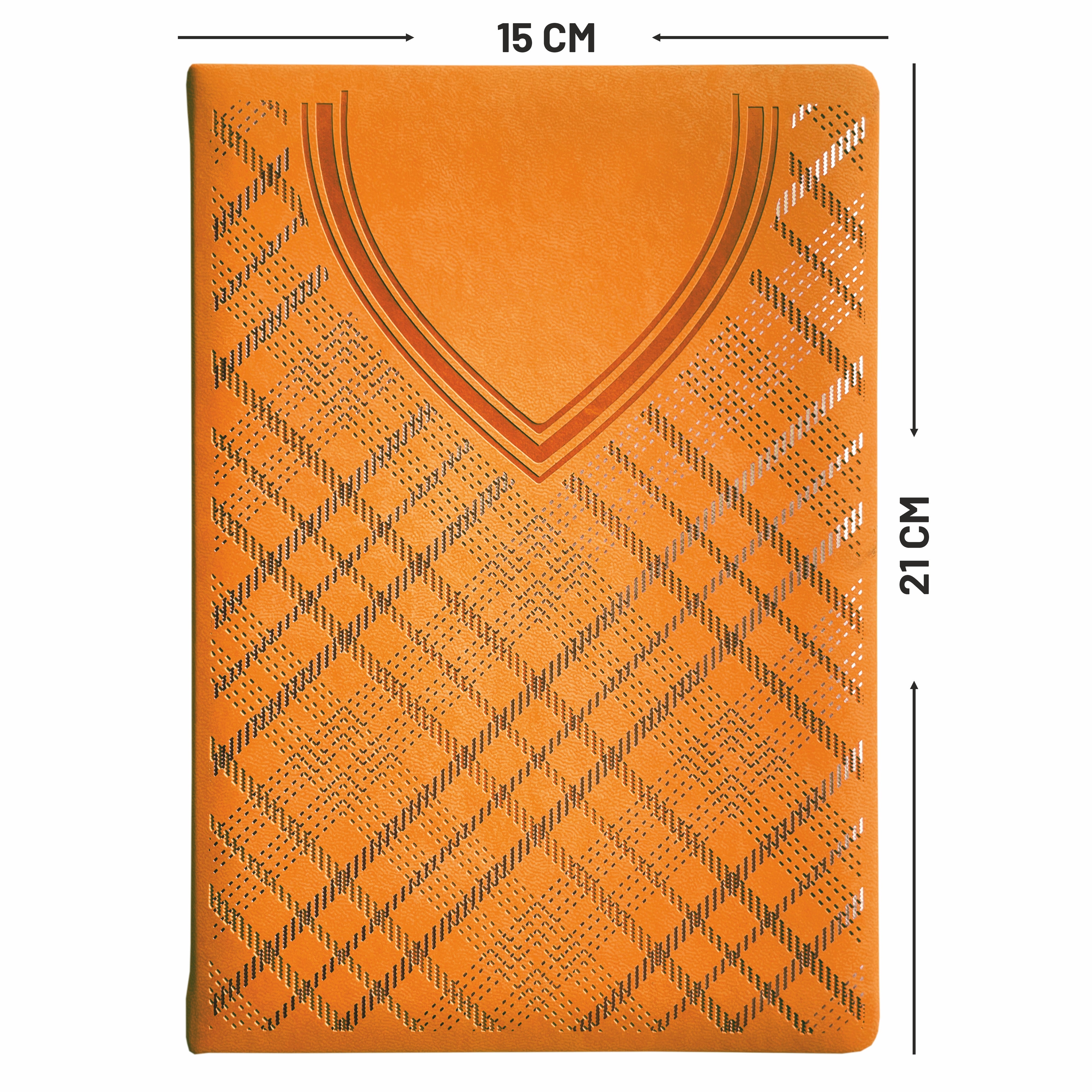 Anupam Dap Journal - A5 Size, 192 Pages - Crafted from Fine Leather Textured PU with Trendy Shirt-Styled Design