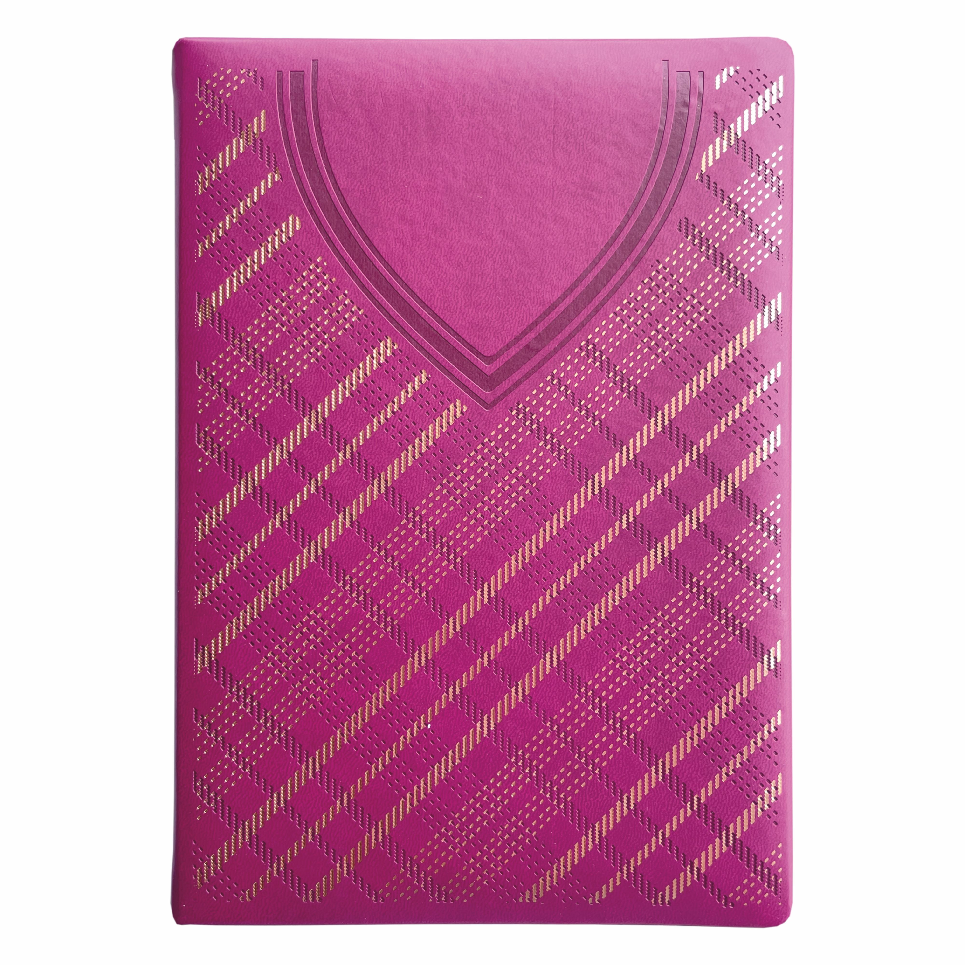 Anupam Dap Journal - A5 Size, 192 Pages - Crafted from Fine Leather Textured PU with Trendy Shirt-Styled Design