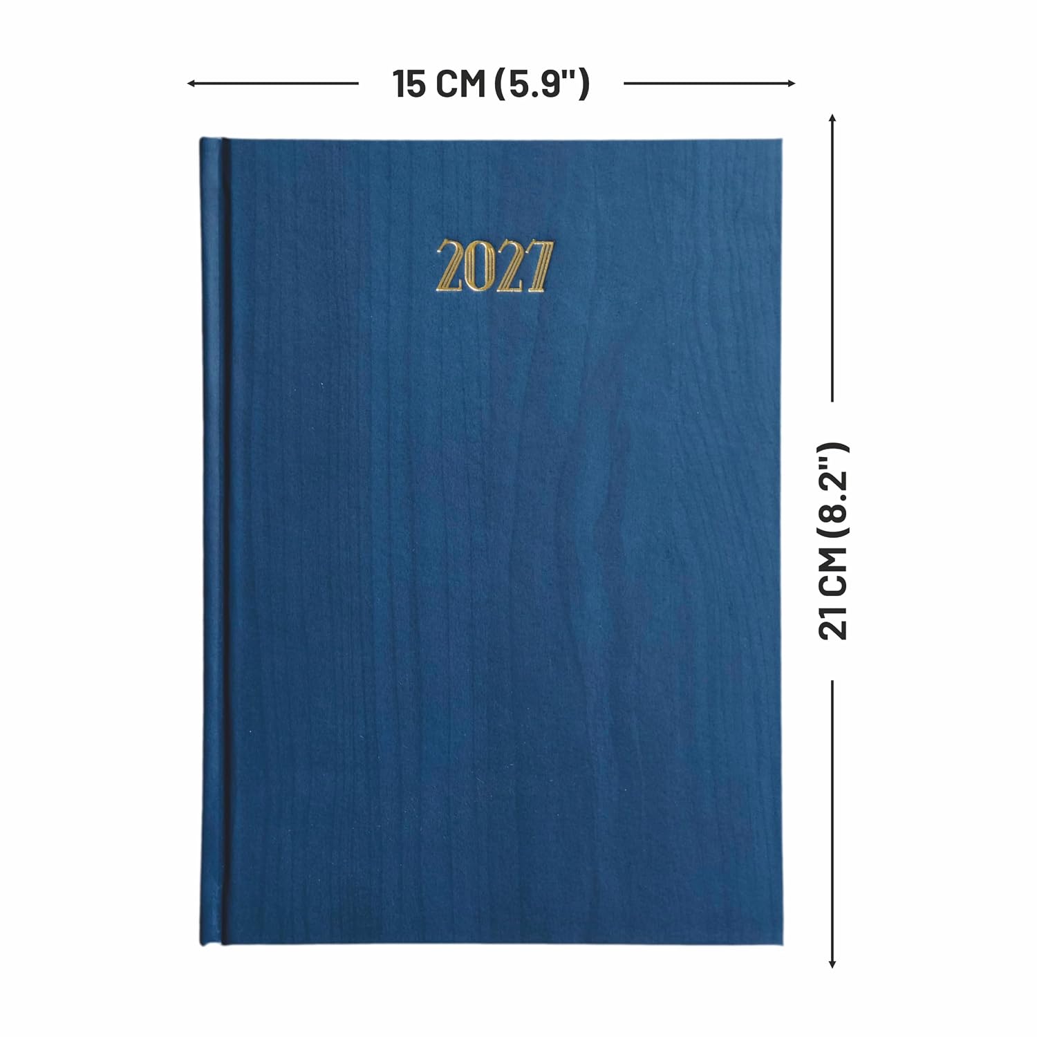 Anupam Dash 2027 Diary with Dates, 2027 Daily Planner Full Page Per Day with Monthly Calendar, New Year Diary 2027 80 GSM, 365 Days Aesthetic Book & Daily Diary for Office -