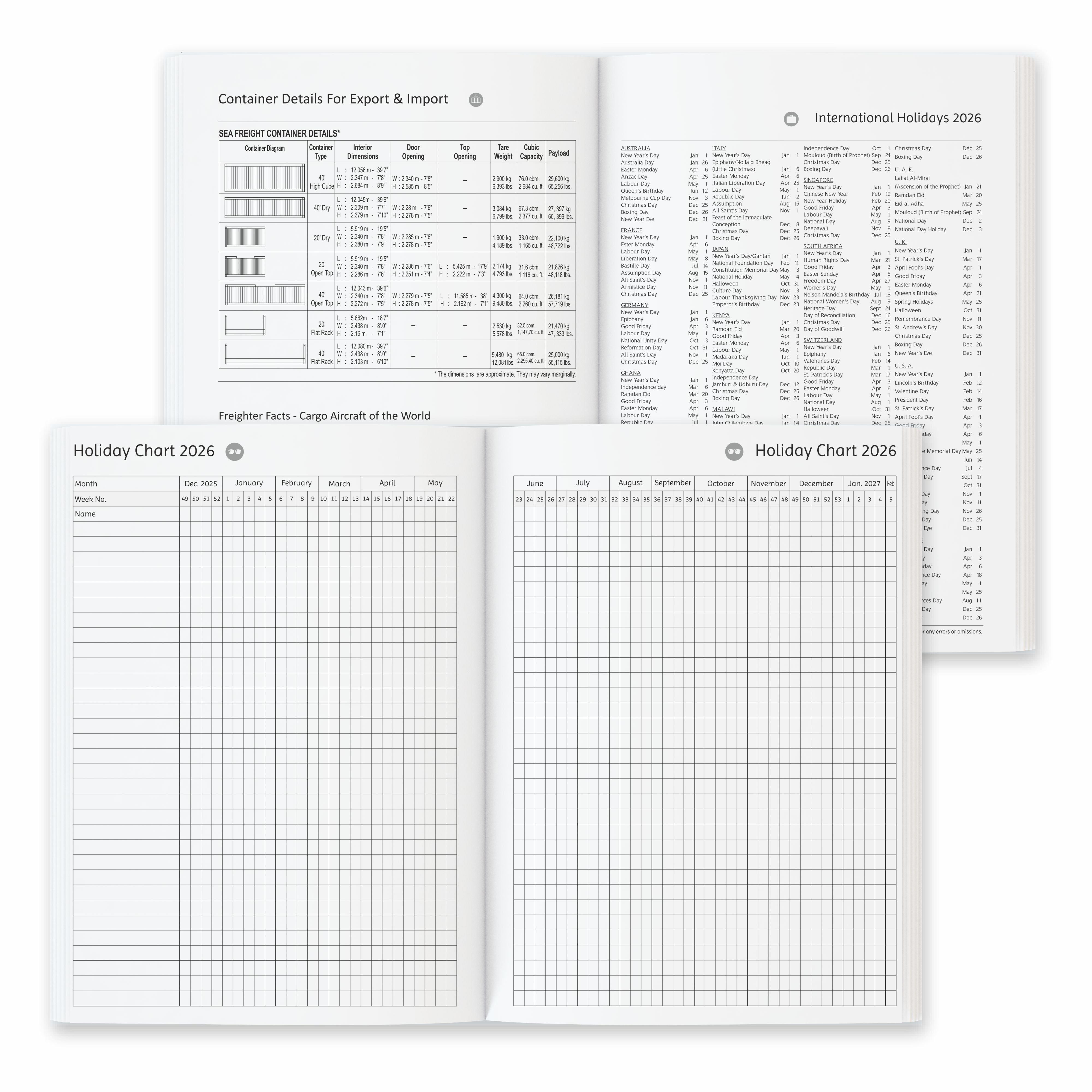 Anupam Dash 2026 Diary with Dates, 2026 Daily Planner Full Page Per Day with Monthly Calendar, New Year Diary 2026 80 GSM, 365 Days Aesthetic Book & Daily Diary for Office -