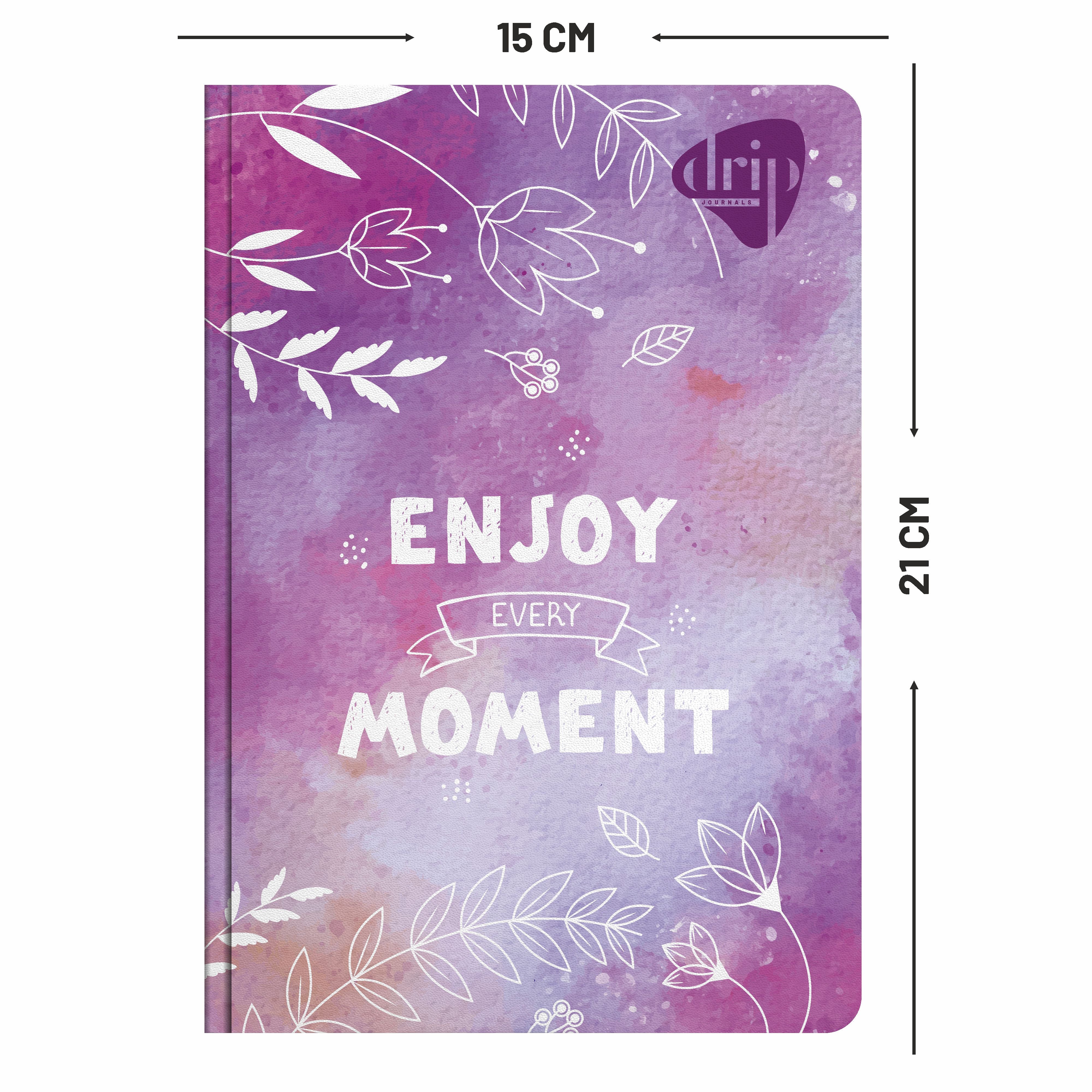 Anupam Drip Journal 160 Pages, 80 GSM Ruled Paper | Vibrant Colour Designer Inside Pages | Soft Bound Aesthetic Cover | A5 Size for Journaling, Notes &amp; Planning&nbsp;