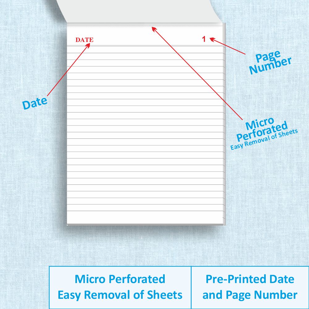 Anupam Duplicate Book with Carbon & Index Ruled Sheets Pad for Replicate-Record Organize and Work Order Receipt Book