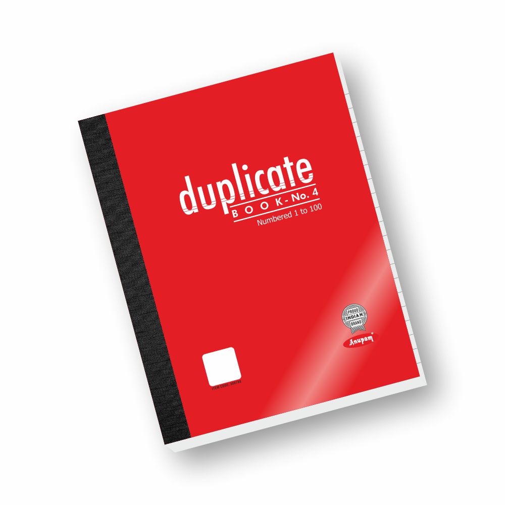 Anupam Duplicate Book with Carbon & Index Ruled Sheets Pad for Replica