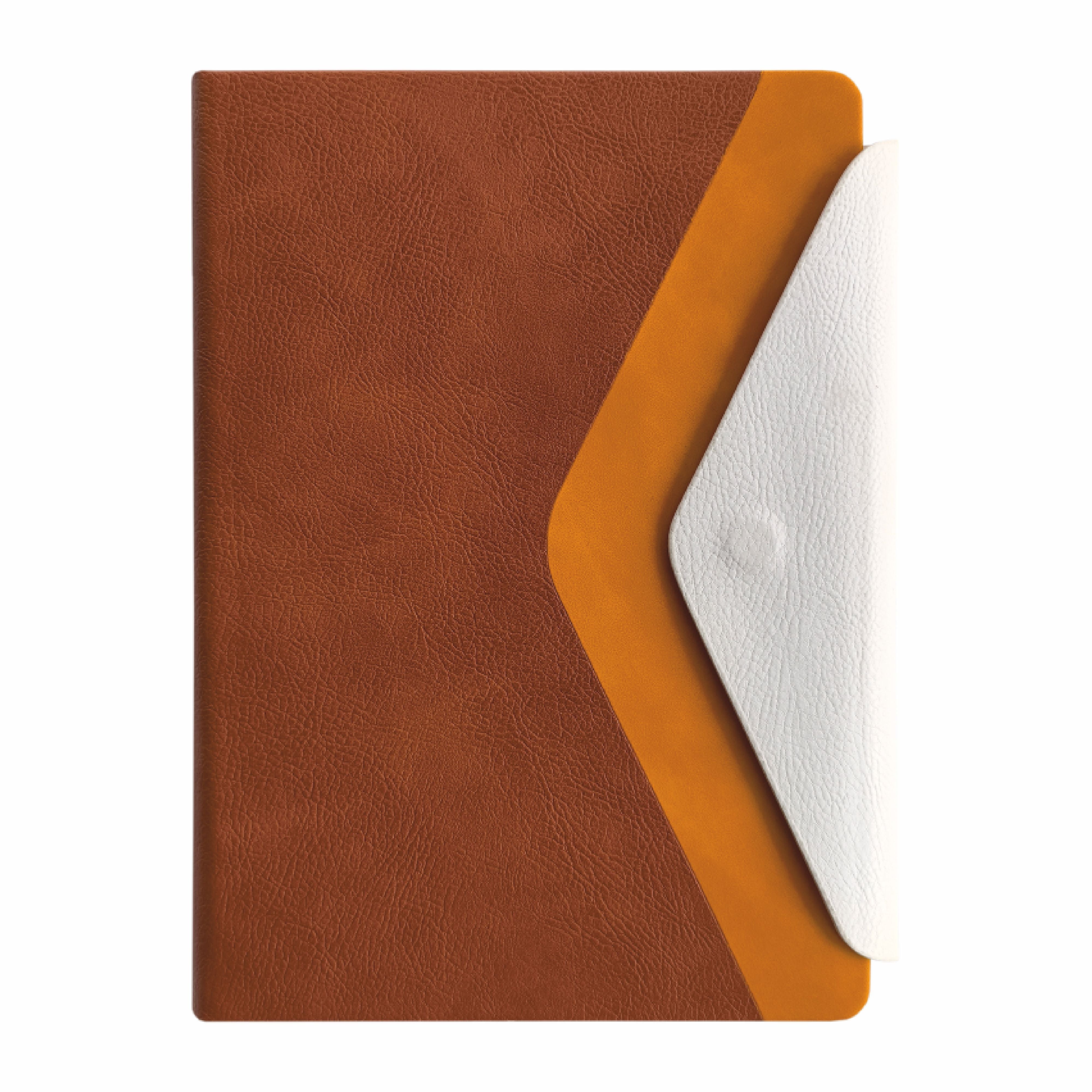 Anupam Envy Elegance Redefined A5 Journal | 160 Pages, 100 GSM Premium Paper | 3-Tone PU Design | Magnetic Closure, Lay flat, Water & Bill Tracker, Monthly & Yearly Planner