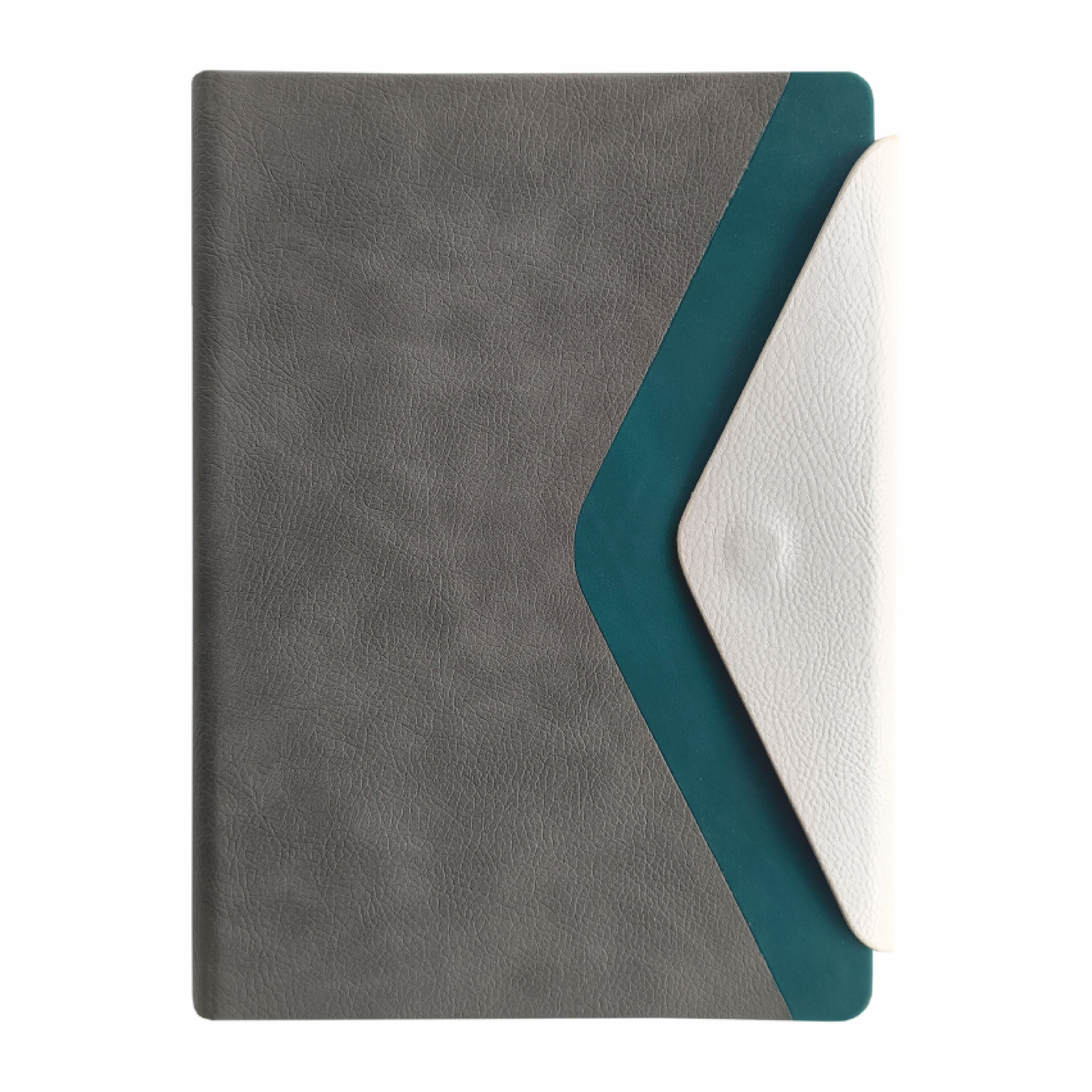 Anupam Envy Elegance Redefined A5 Journal | 160 Pages, 100 GSM Premium Paper | 3-Tone PU Design | Magnetic Closure, Lay flat, Water & Bill Tracker, Monthly & Yearly Planner