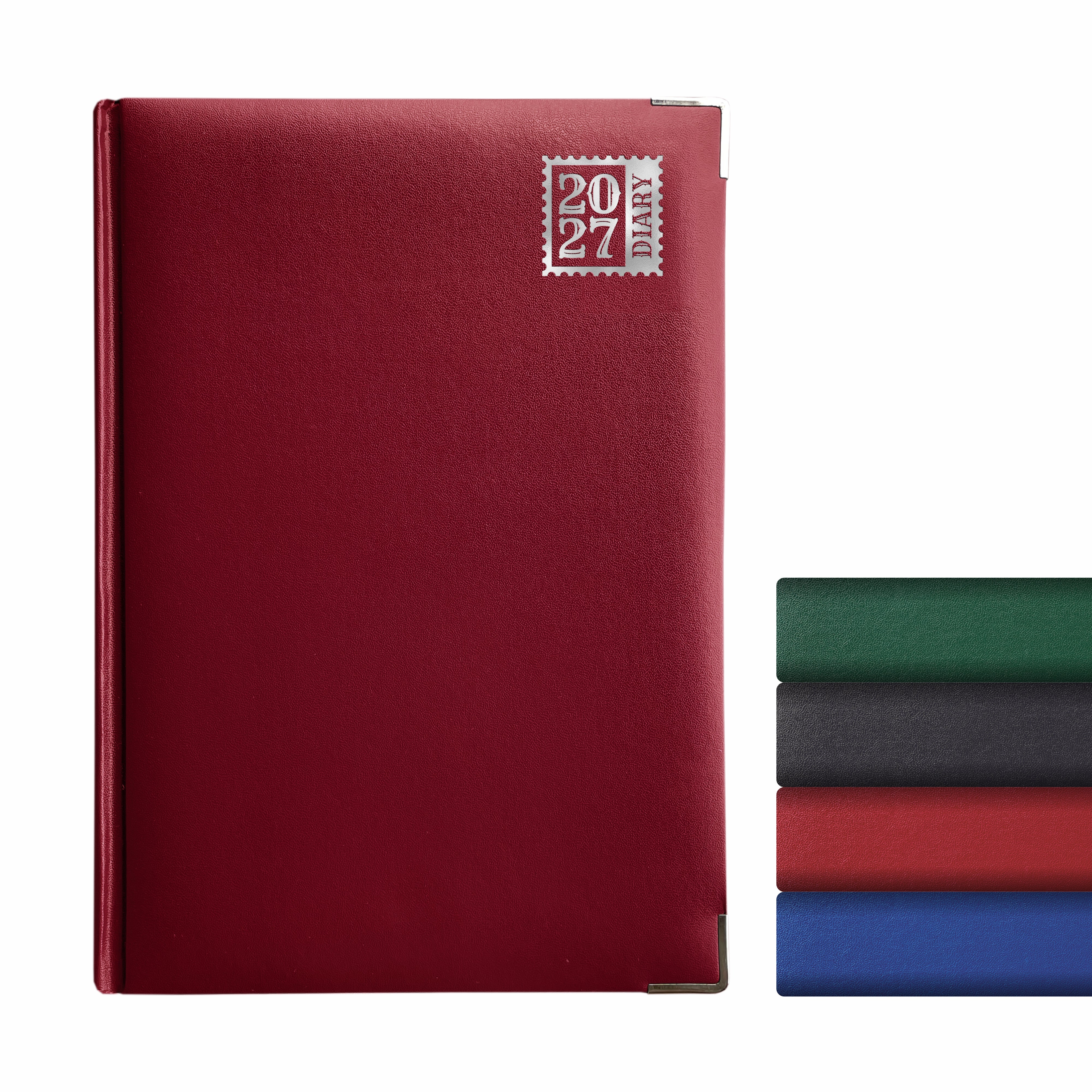 Anupam Fash 2027 Diary with Dates, 2027 Daily Planner Full Page for Monday - Friday and Saturday-Sunday in one Page with Monthly Calendar, January to December 365 Days